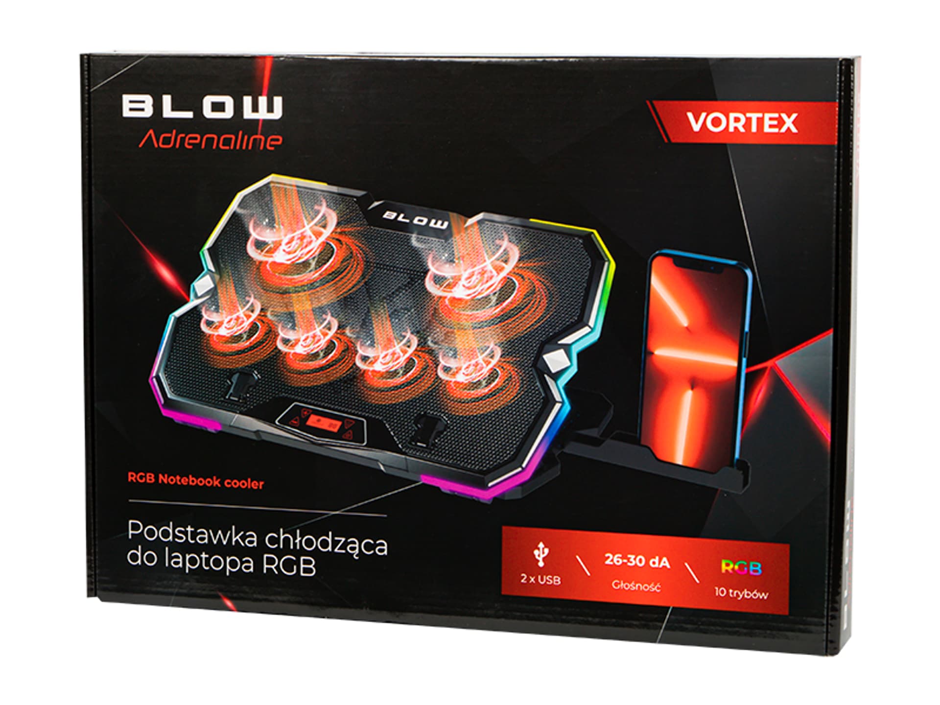 

Podstawka chłodząca laptop 6 FAN VORTEX