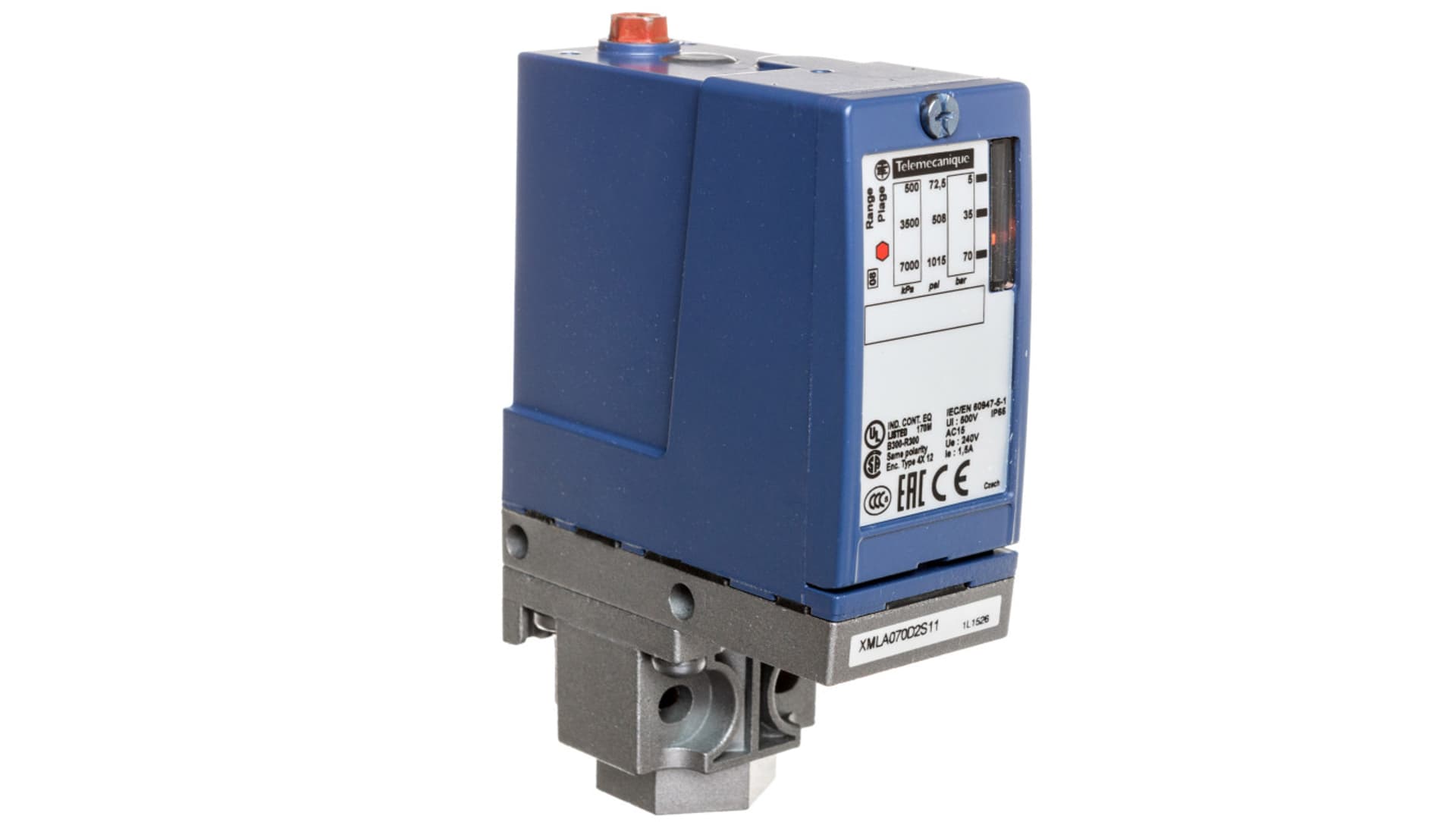 

Wyłącznik ciśnieniowy 2-62,5Bar 1P G 1/4 olej hydrauliczny (0-160C) XMLA070D2S11, 0-160c) xmla070d2s1