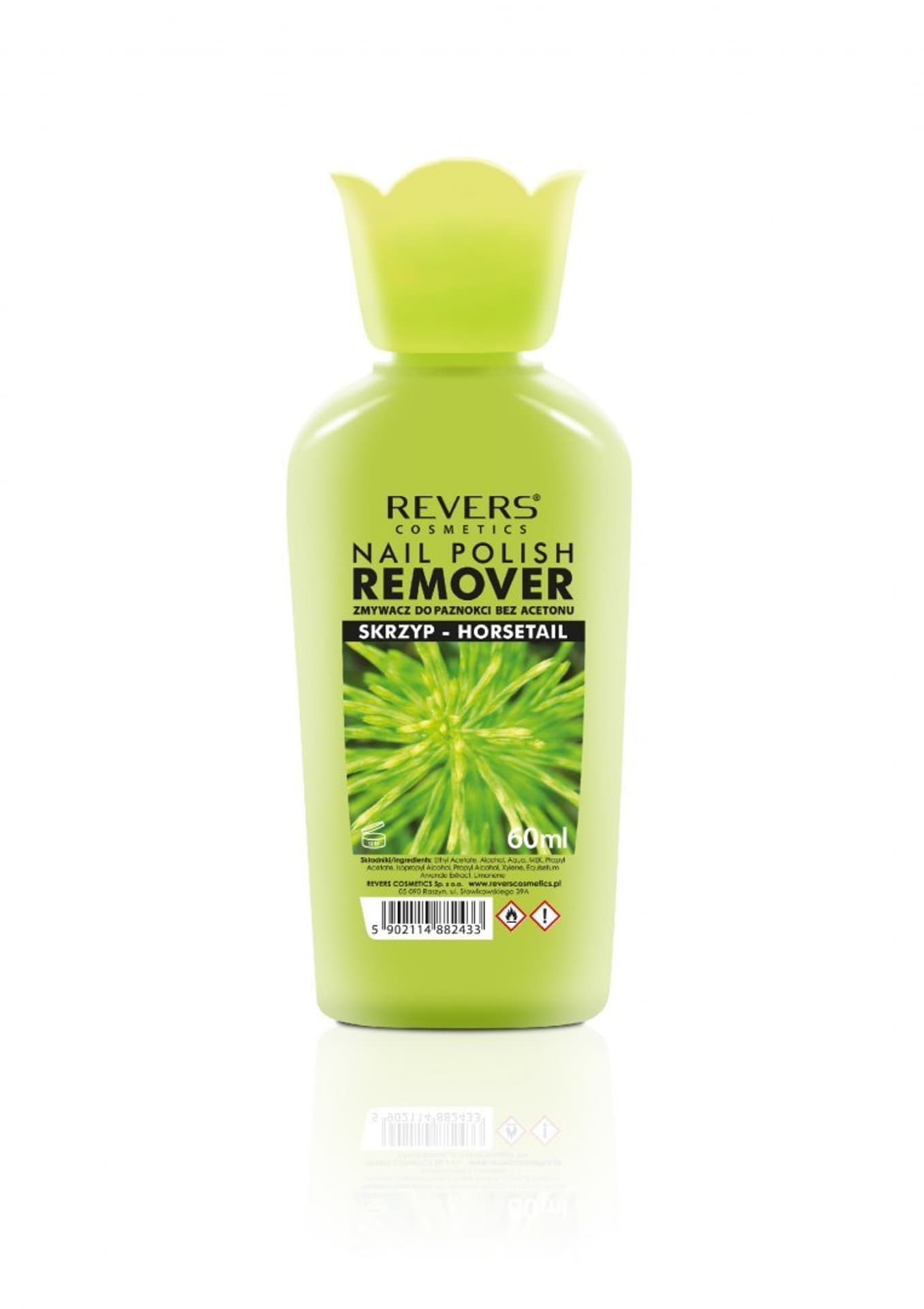 

REVERS Zmywacz do paznokci bez acetonu - Skrzyp 60ml