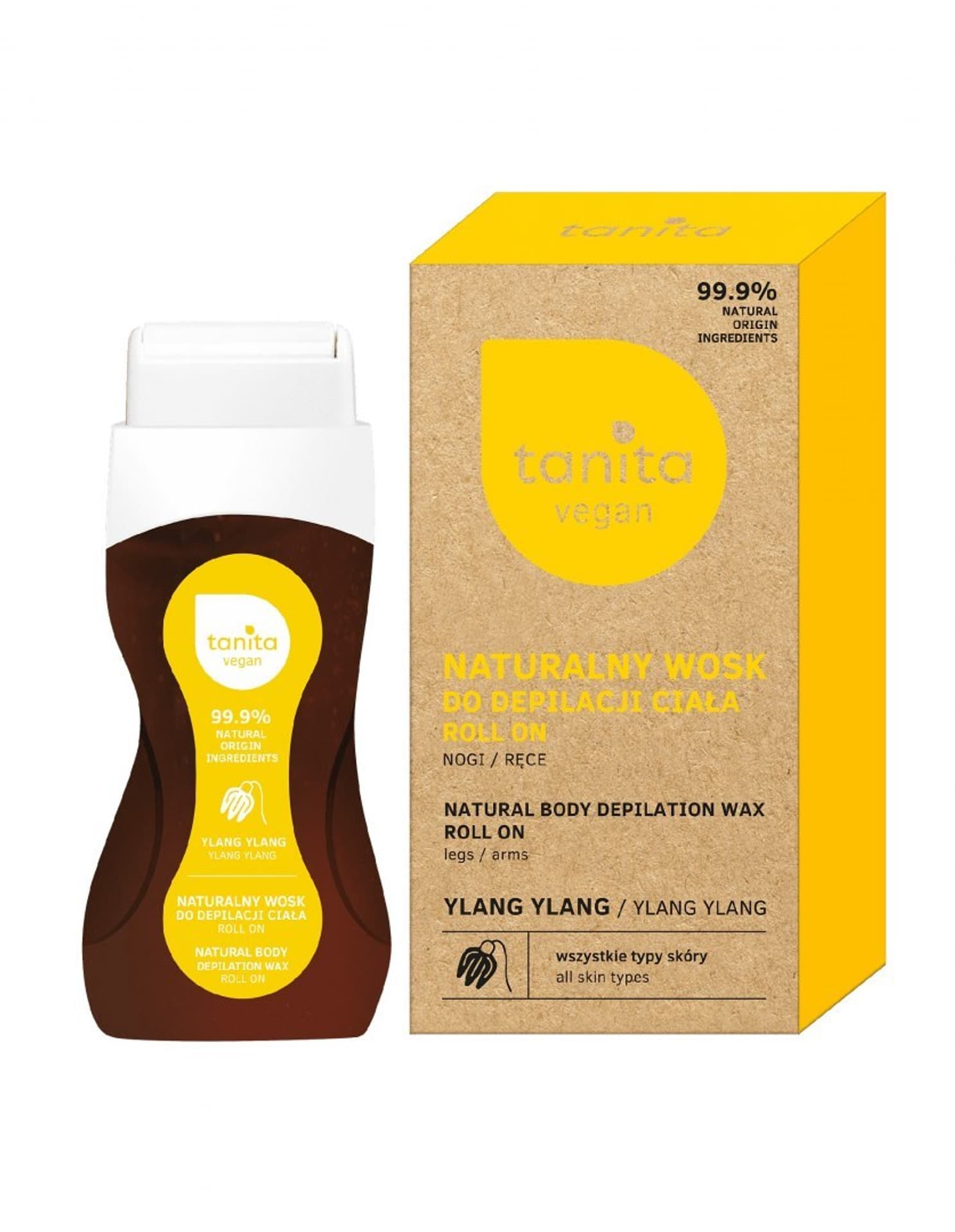 

TANITA Vegan Naturalny Wosk do depilacji roll-on - Ylang Ylang 120ml
