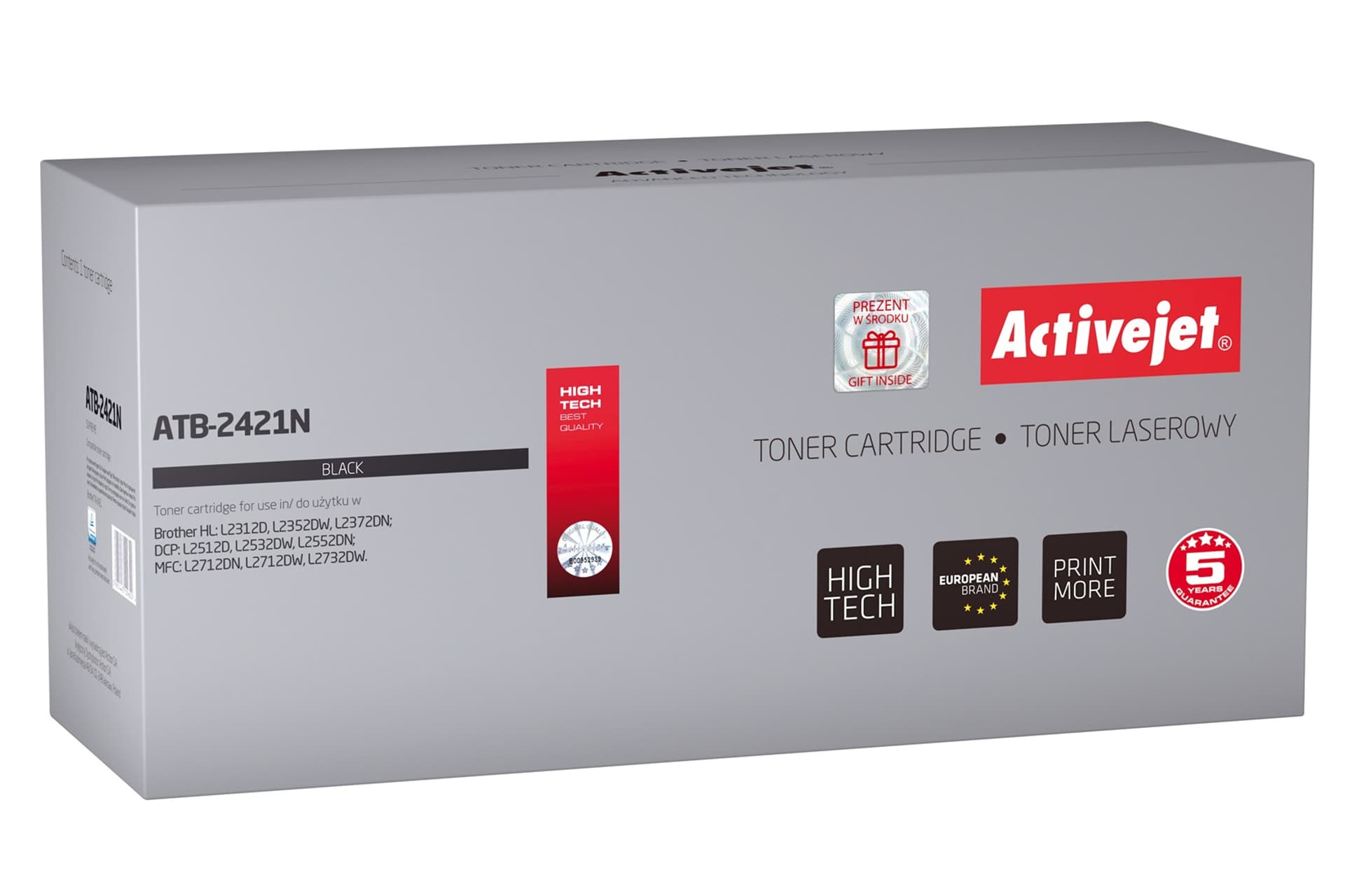 

Toner Activejet ATB-2421N (zamiennik Brother TN-2421; Supreme; 3000 stron; czarny)