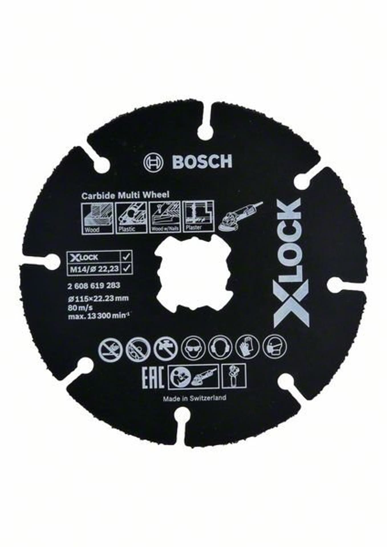 

TARCZA TNĄCA X-LOCK CARBIDE MULTI WHEEL 115*1*22.23
