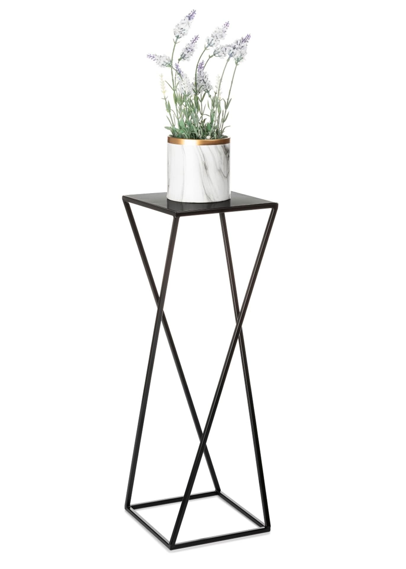 

Kwietnik nowoczesny czarny stojący 70 cm LOFT