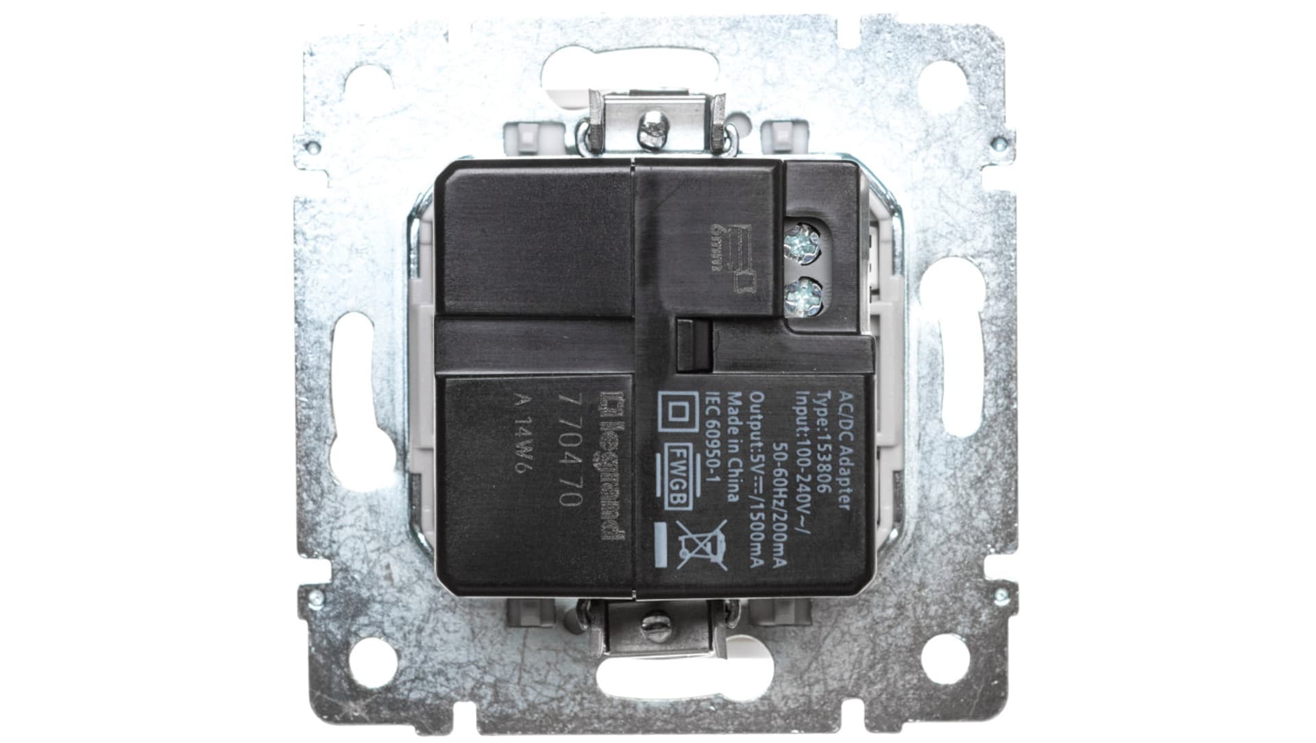

VALENA Gniazdo zasilające 2xUSB 5V 1500mA białe 770470