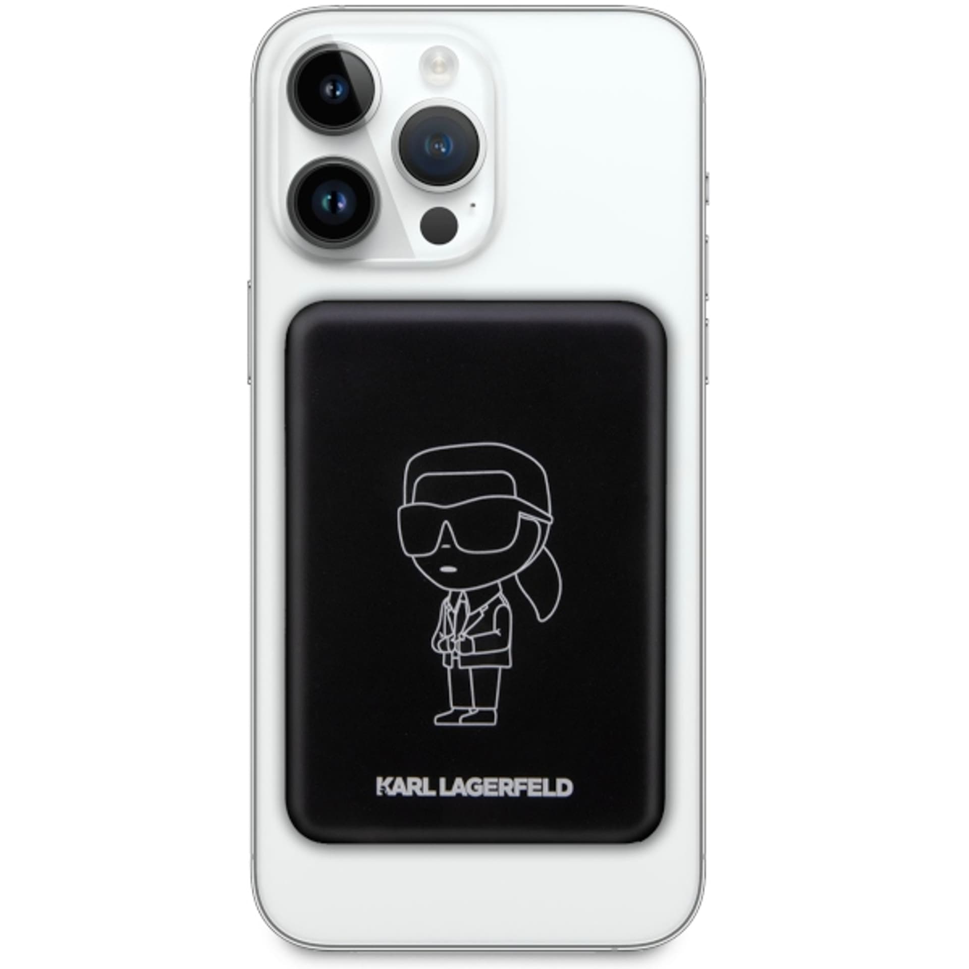 

Karl Lagerfeld Powerbank indukcyjny KLPBMKIOTTGK 5W 3000mAh czarny/black Ikonik MagSafe