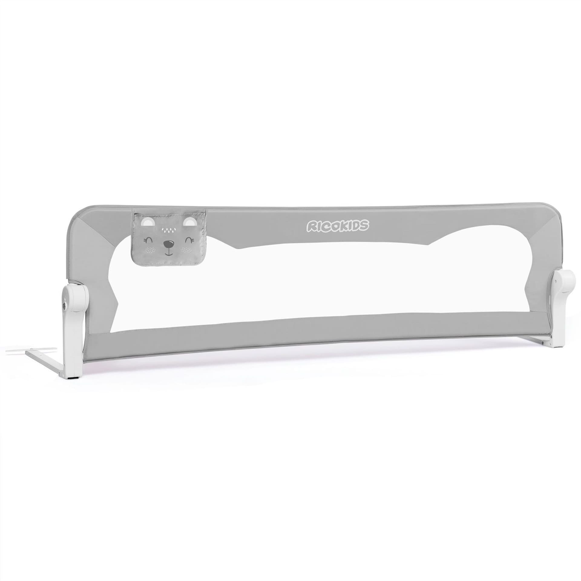 

Osłona zabezpieczająca na łóżko 150x42x35cm Ricokids szara