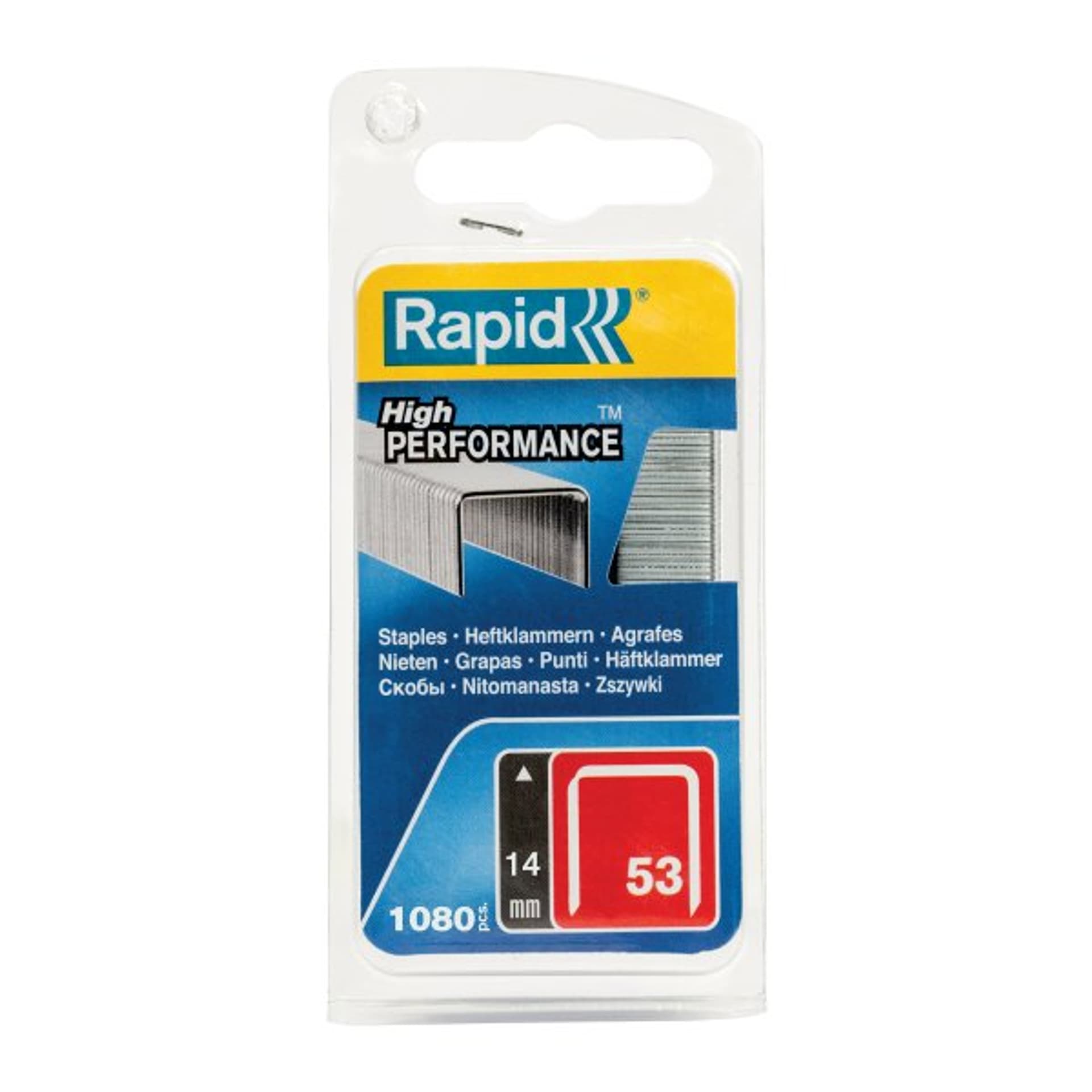 

Zszywki Rapid z drutu cienkiego nr 53 (14 mm) - opakowanie 1080 szt.