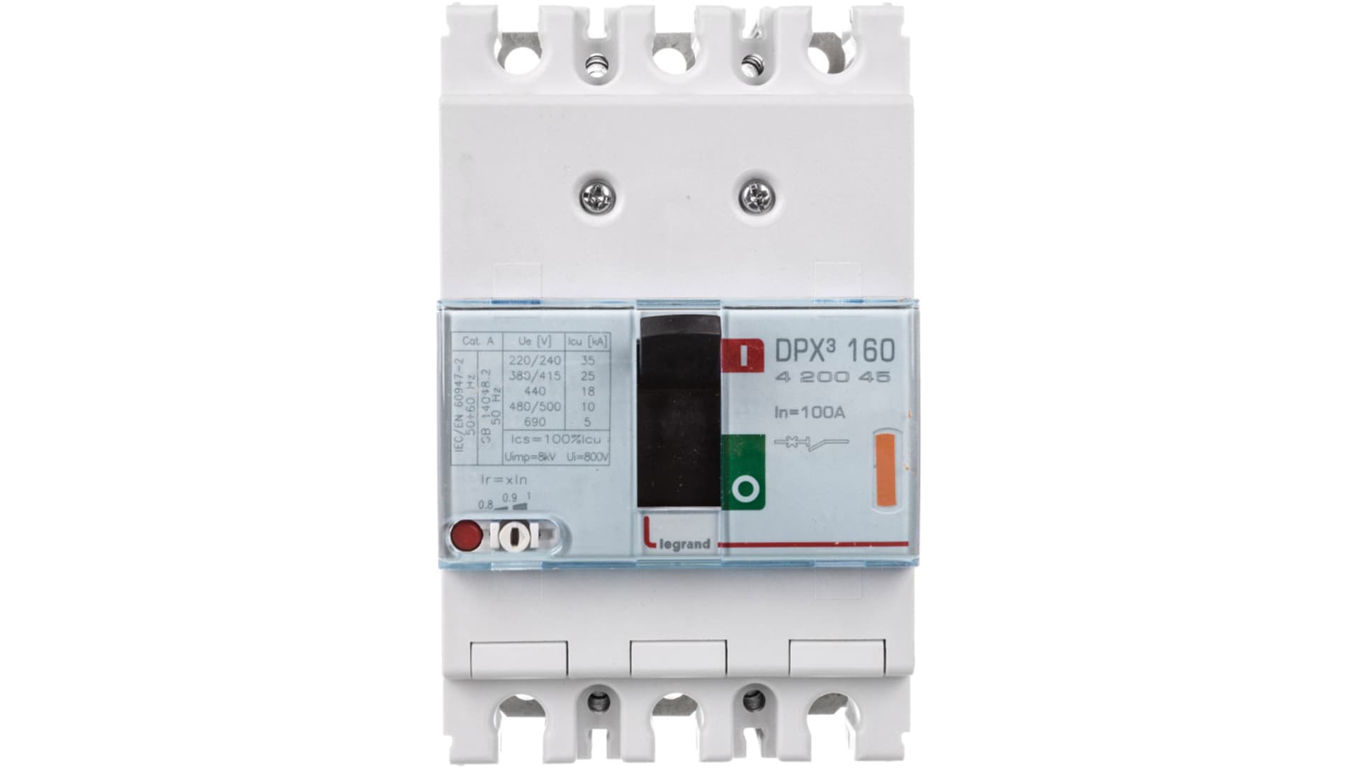 

Wyłącznik mocy 100A 3P 25kA DPX3 160 420045