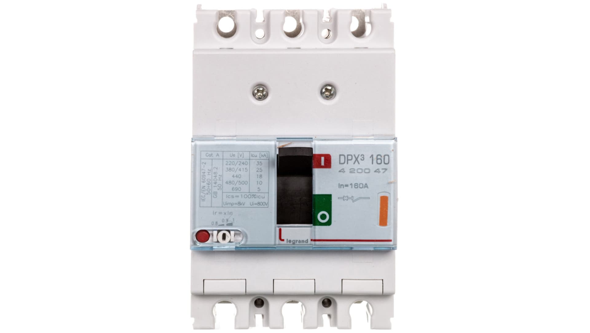 

Wyłącznik mocy 160A 3P 25kA DPX3 160 420047