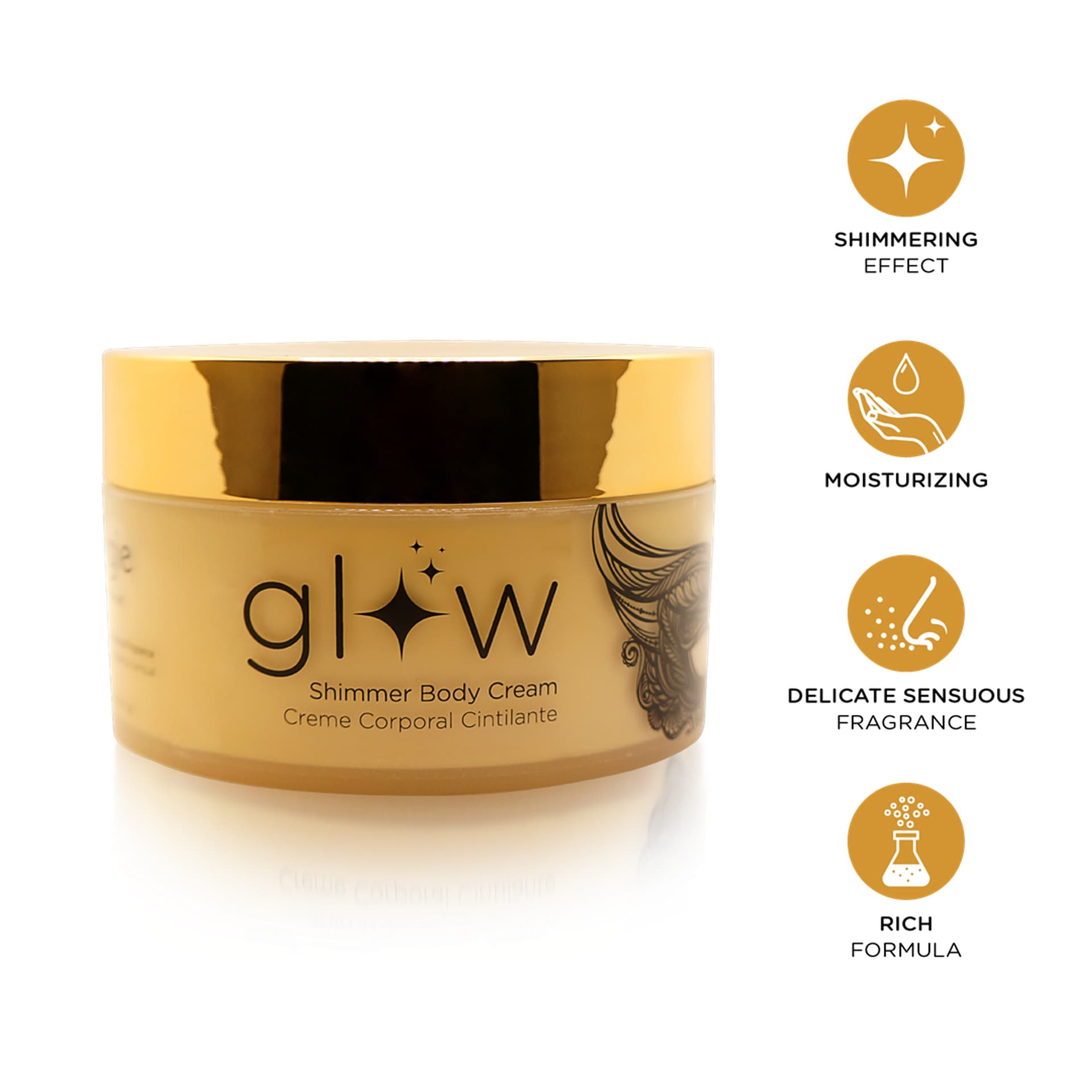 

GLOW - SHIMMER BODY CREAM - 250 ML