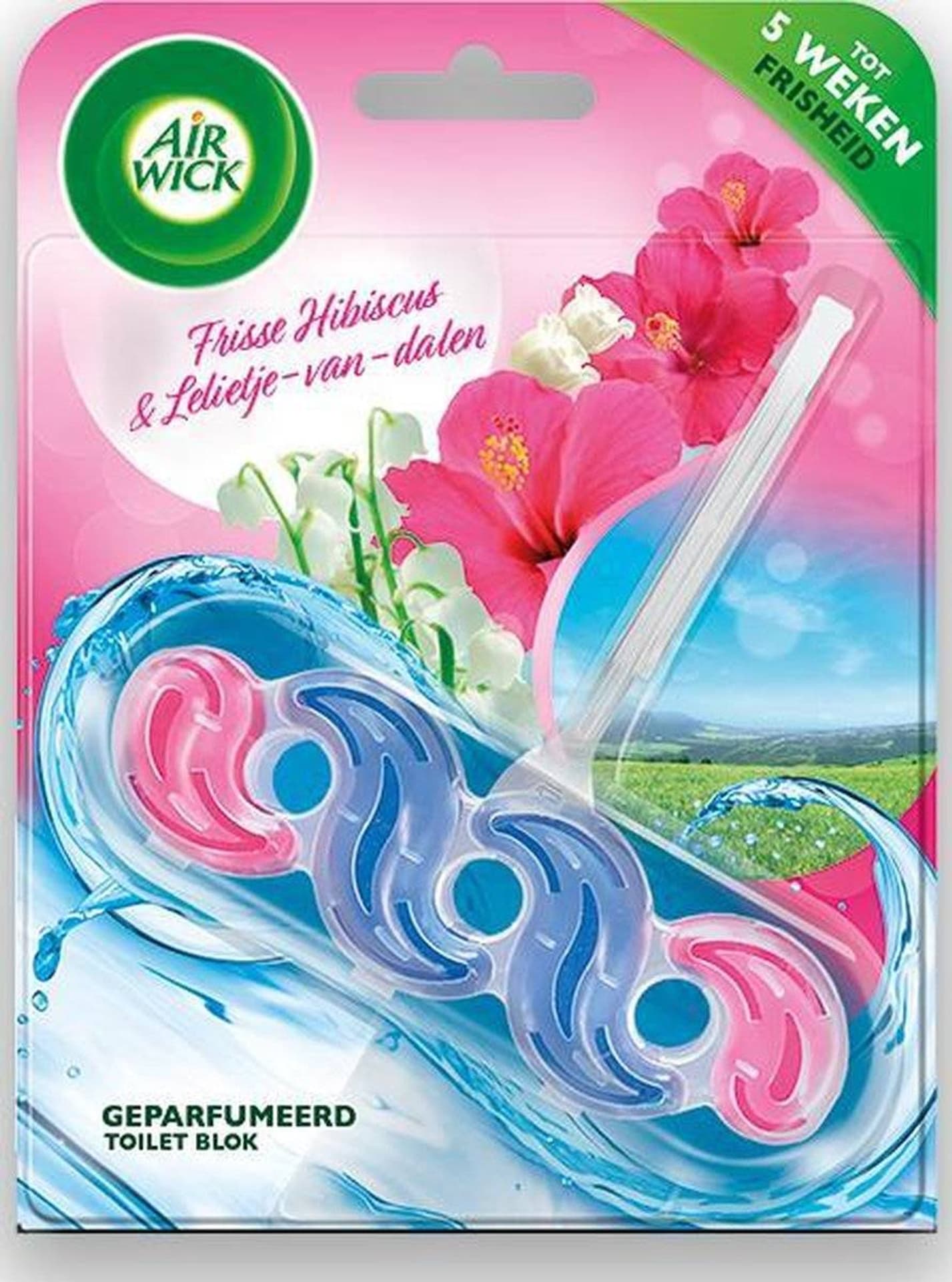 

Air Wick Frisse Hibiscus&Lelietje-van-dalen Zawieszka WC