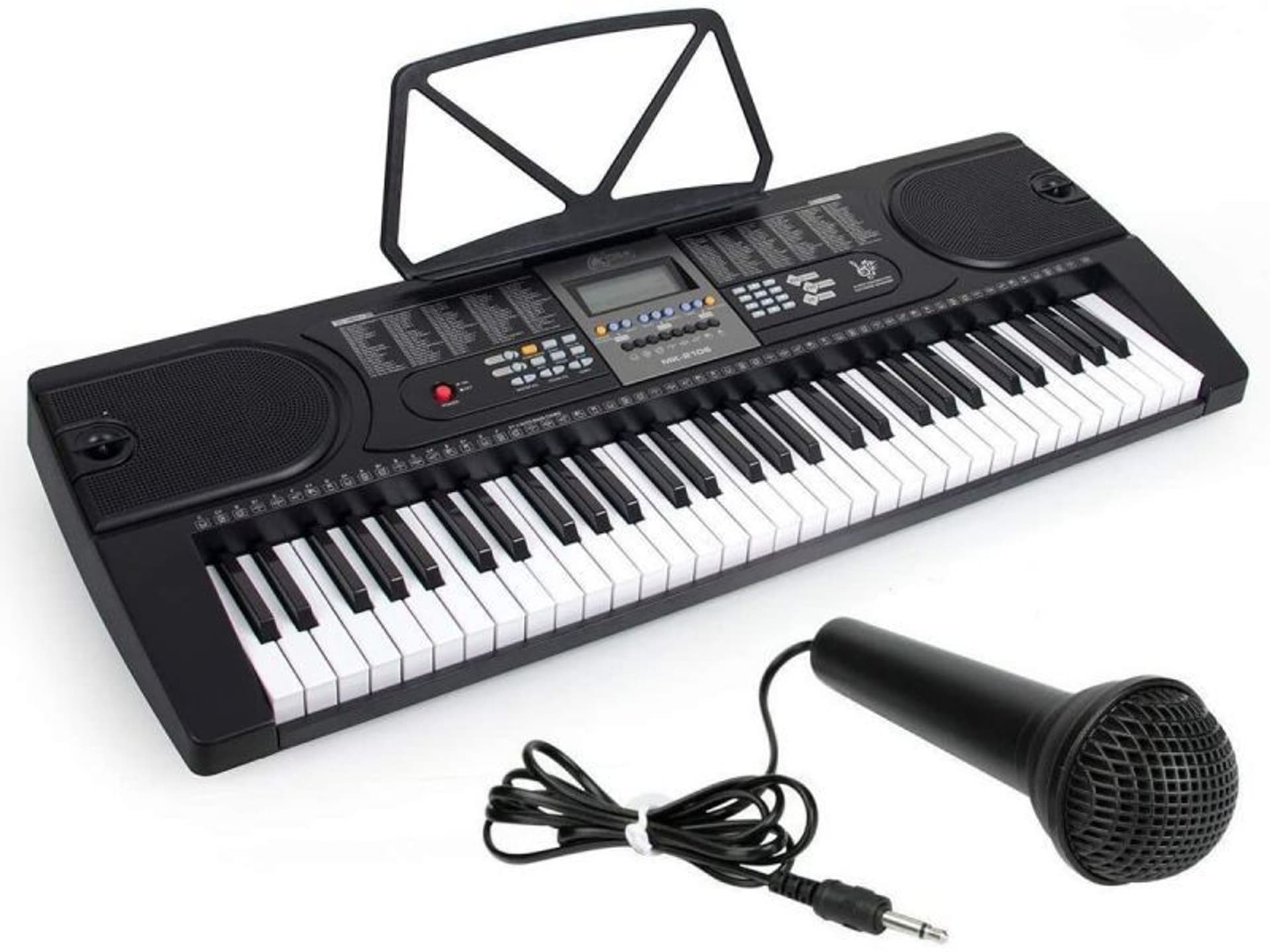 

Keyboard Organy 61 Klawiszy Zasilacz Mikrofon MK-2106