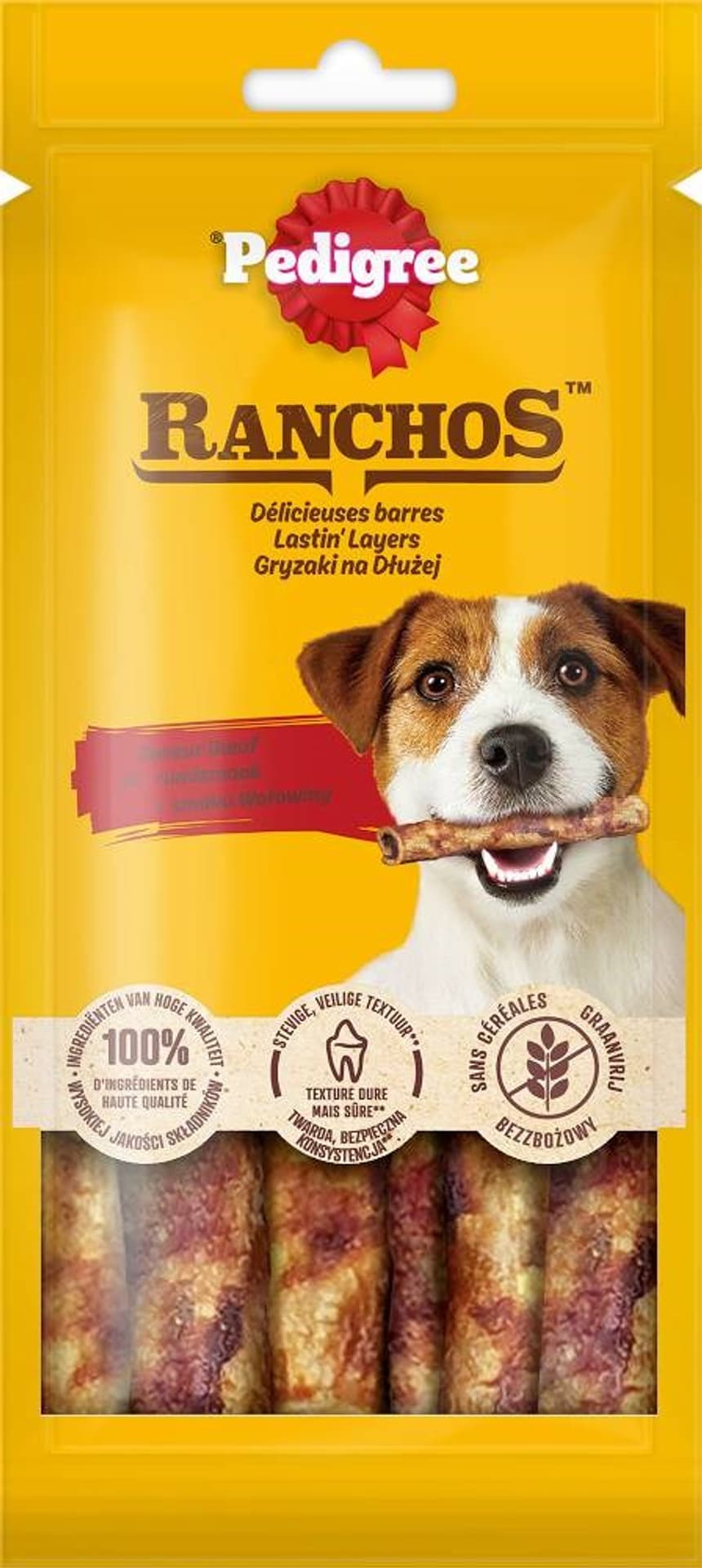 

Pedigree Ranchos Lastin Layers Woł 40g