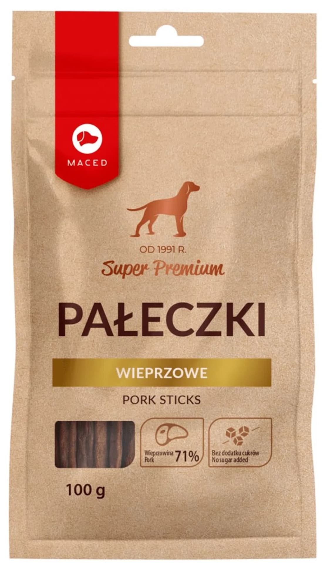 

MACED Pałeczki wieprzowe 100g