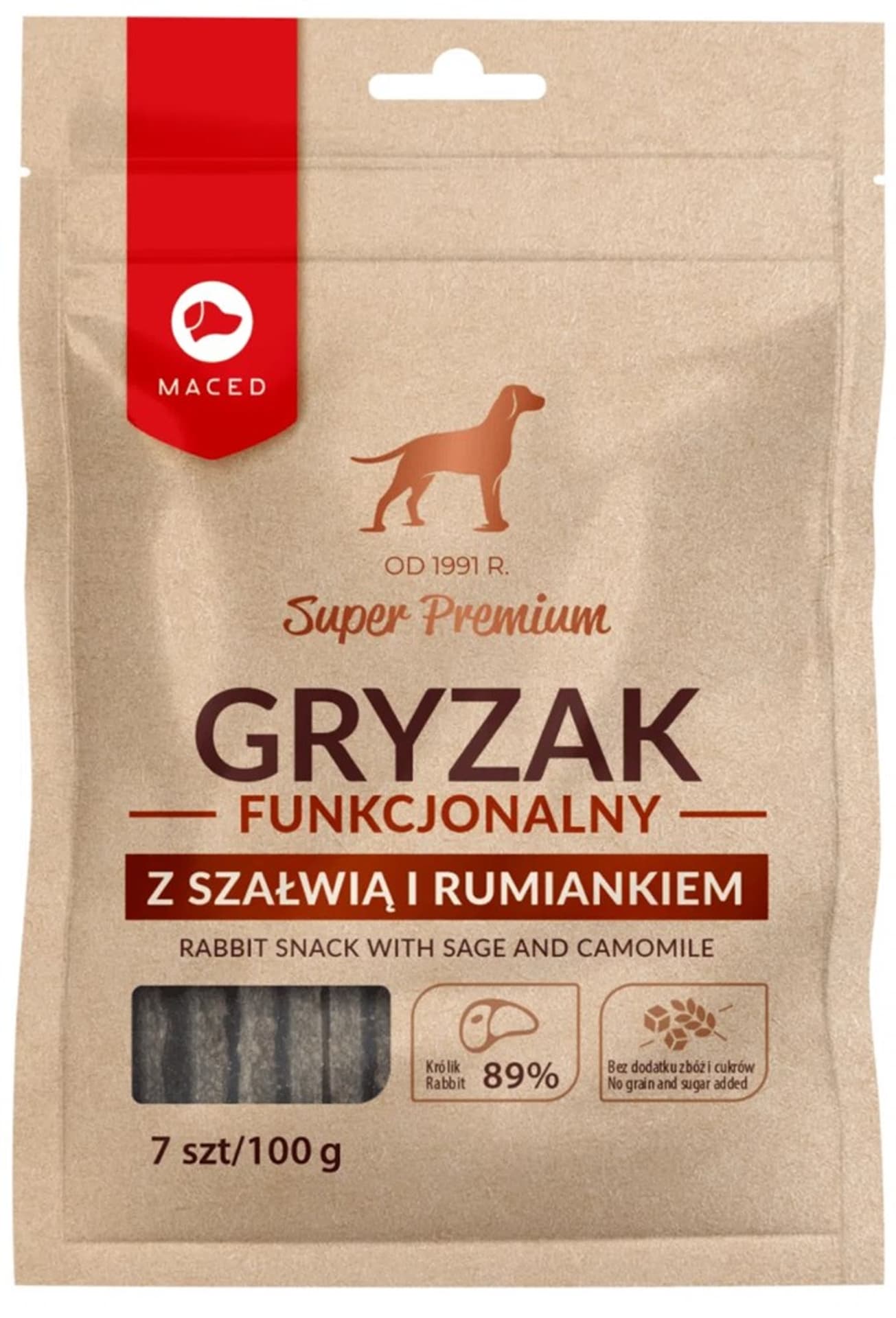 

MACED Gryzak funkc. z szałwią i rumiankiem 100g