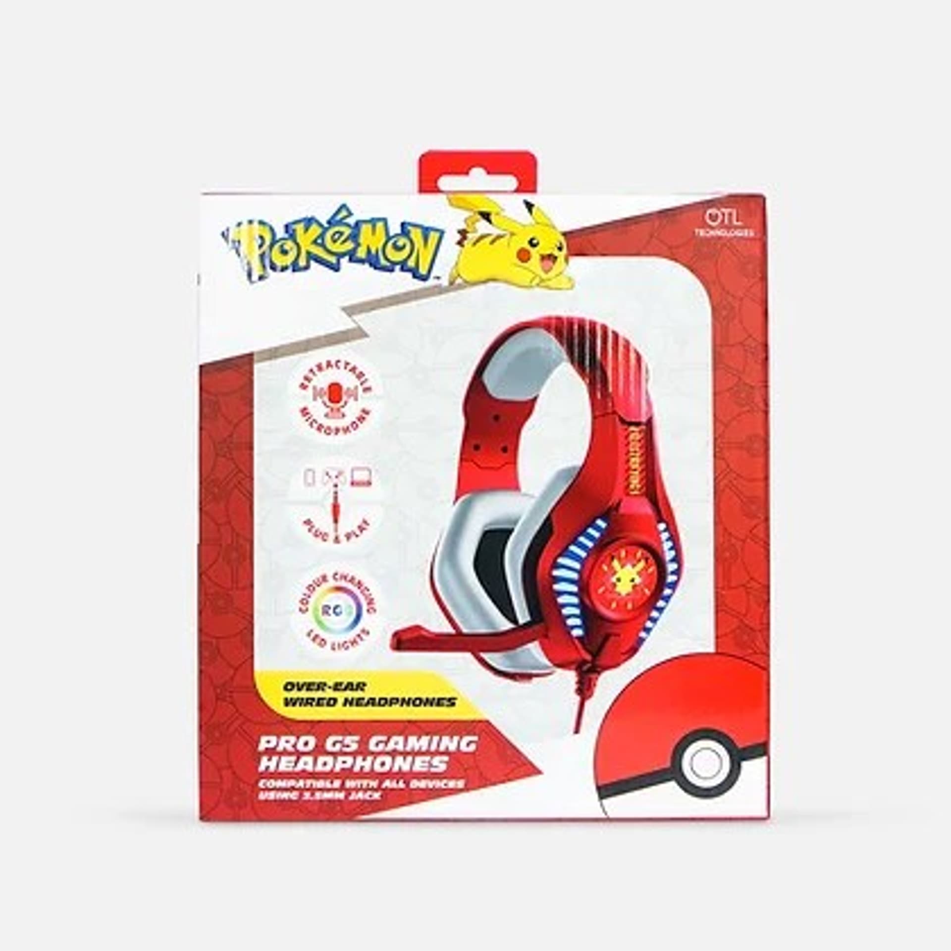 

OTL G5 Gamingowe Słuchawki - POKEMON - ELECTRIC PIKACHU