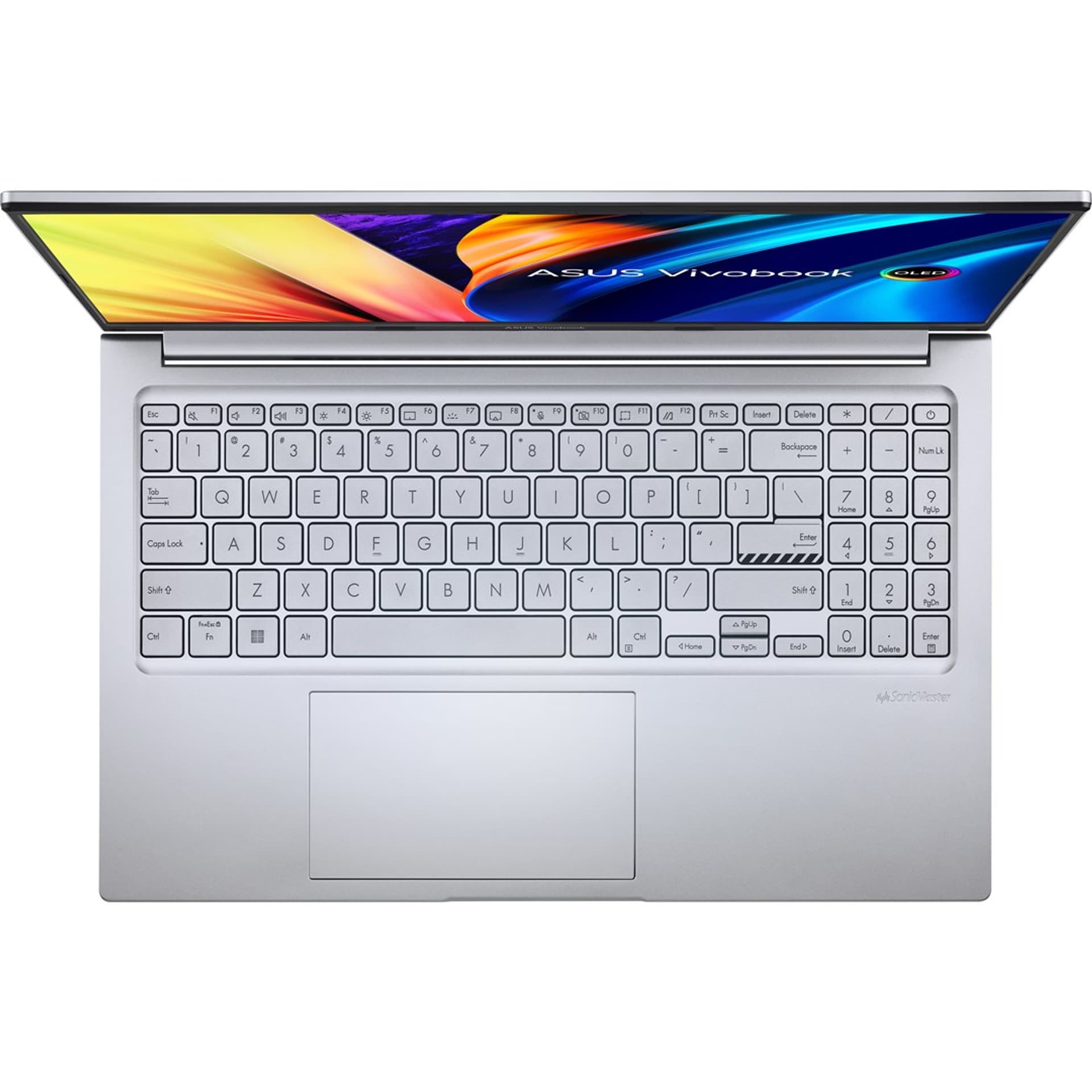 

ASUS Vivobook 15X M1503QA-MA179W Ryzen 7 5800H/HS 15.6" 2.8K 120Hz 600nits Glossy 16GB DDR4 SSD512 AMD Radeon Graphics WLAN+BT Cam FingerPrint 70WHrs Win11 Transparent Silver