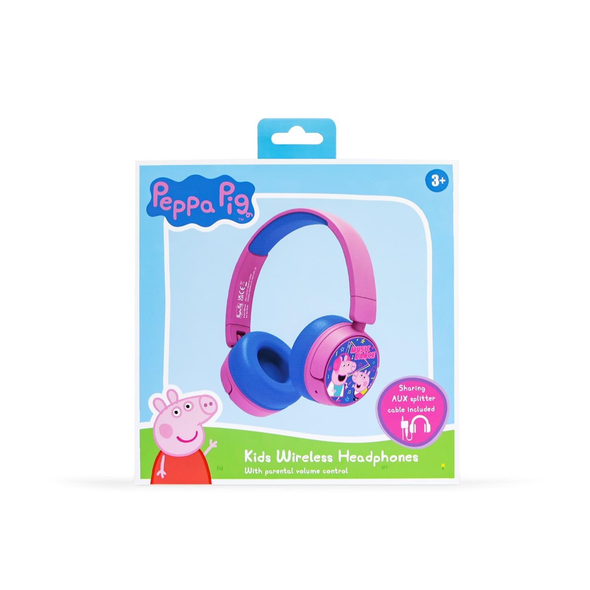 

OTL KIDS Bezprzewodowe Słuchawki V2 - PEPPA PIG DANCE
