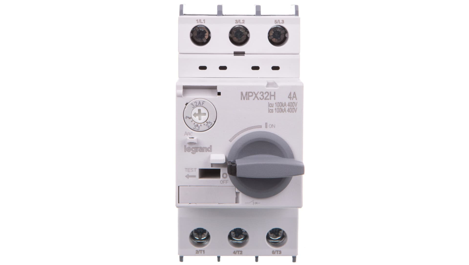

Wyłącznik silnikowy 3P 2,2kW 2,5-4A MPX3 32H 417327