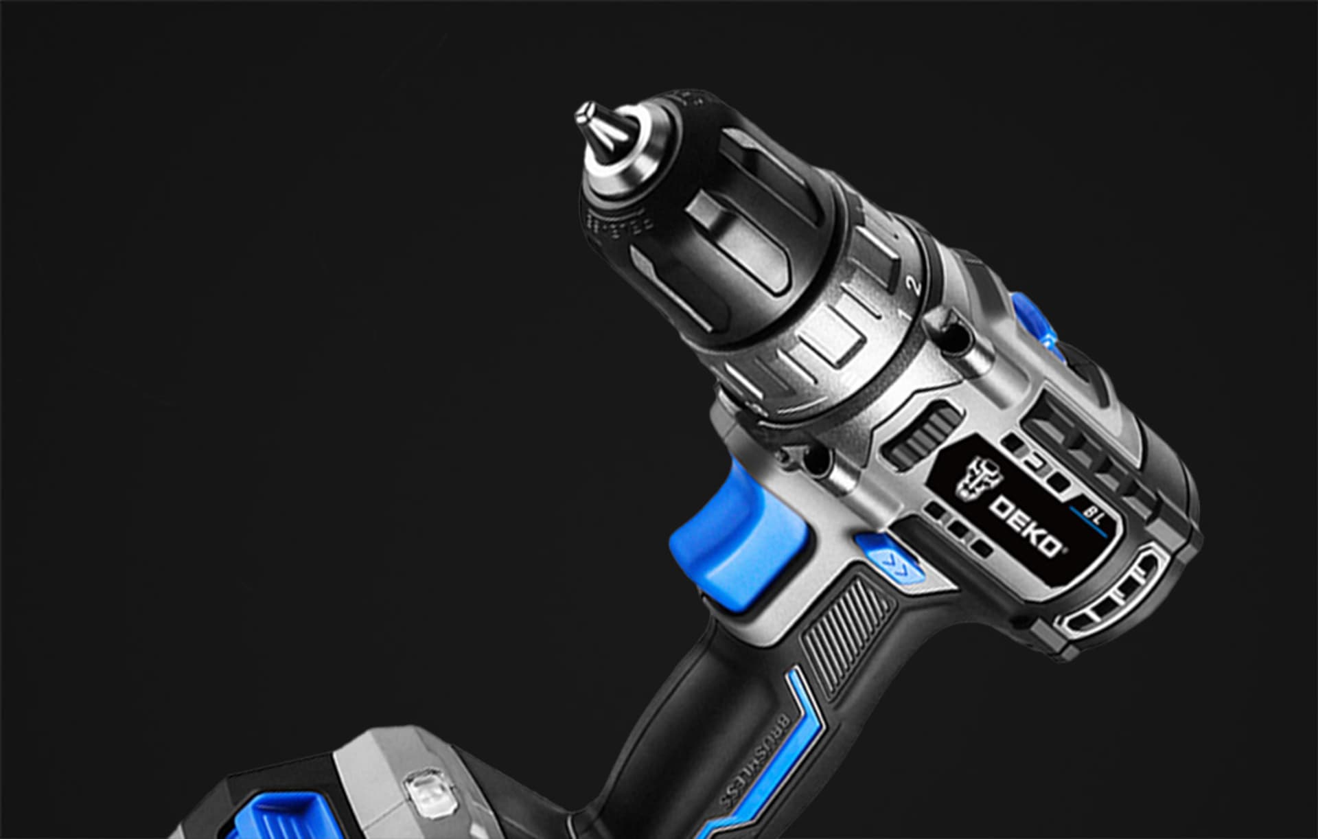 

Wiertarko-wkrętarka bezszczotkowa Deko Tools DKBL20DU3-H 20V