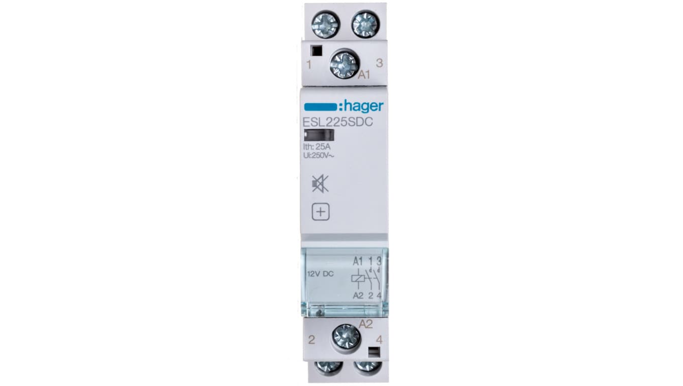 

Stycznik modułowy sichy 12VDC 2Z 25A AC-7a/b ESL225SDC