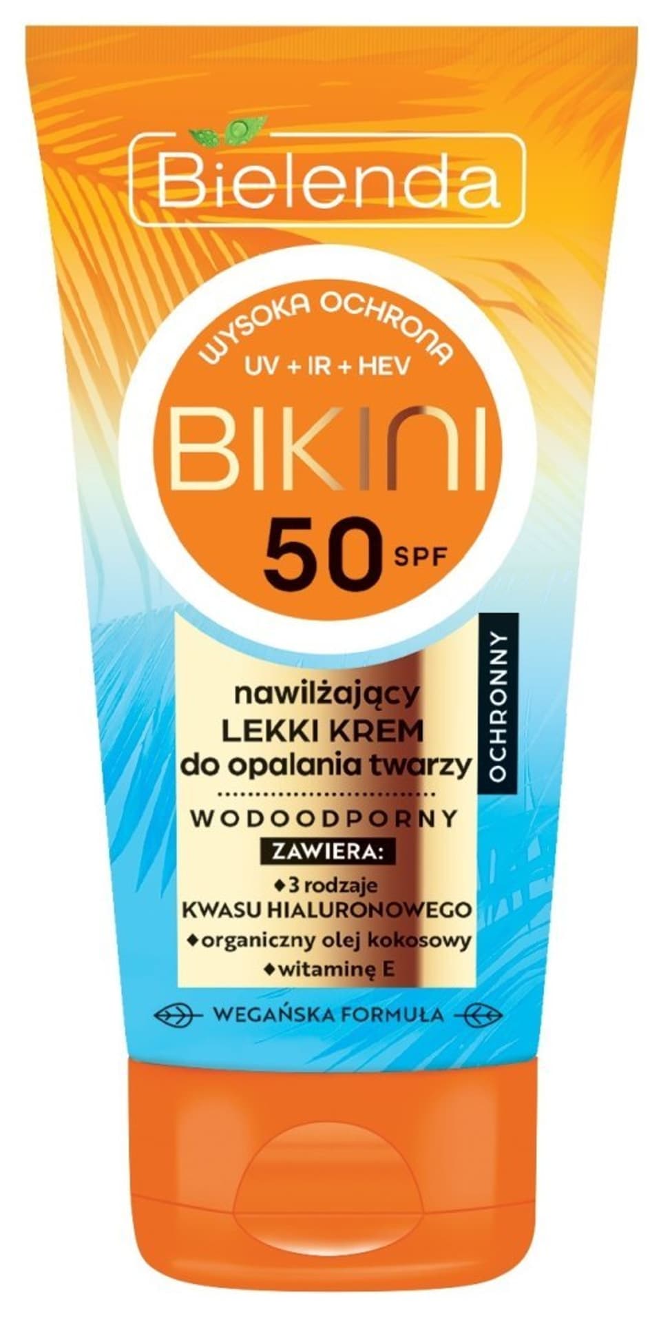 

Bielenda Bikini Nawilżający Lekki Krem do opalania twarzy SPF50 50ml