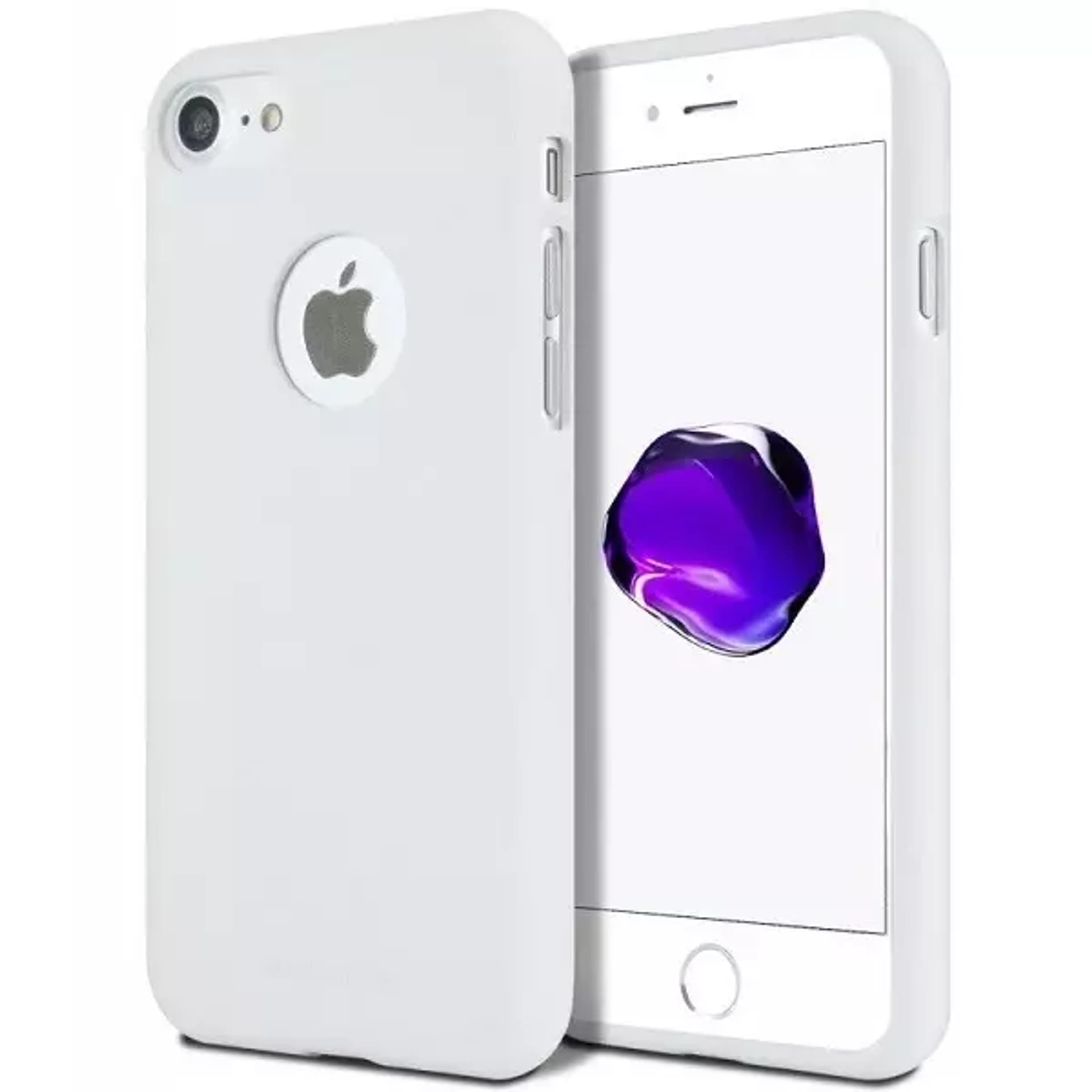 

Mercury Soft iPhone X biały/white wycięcie/hole