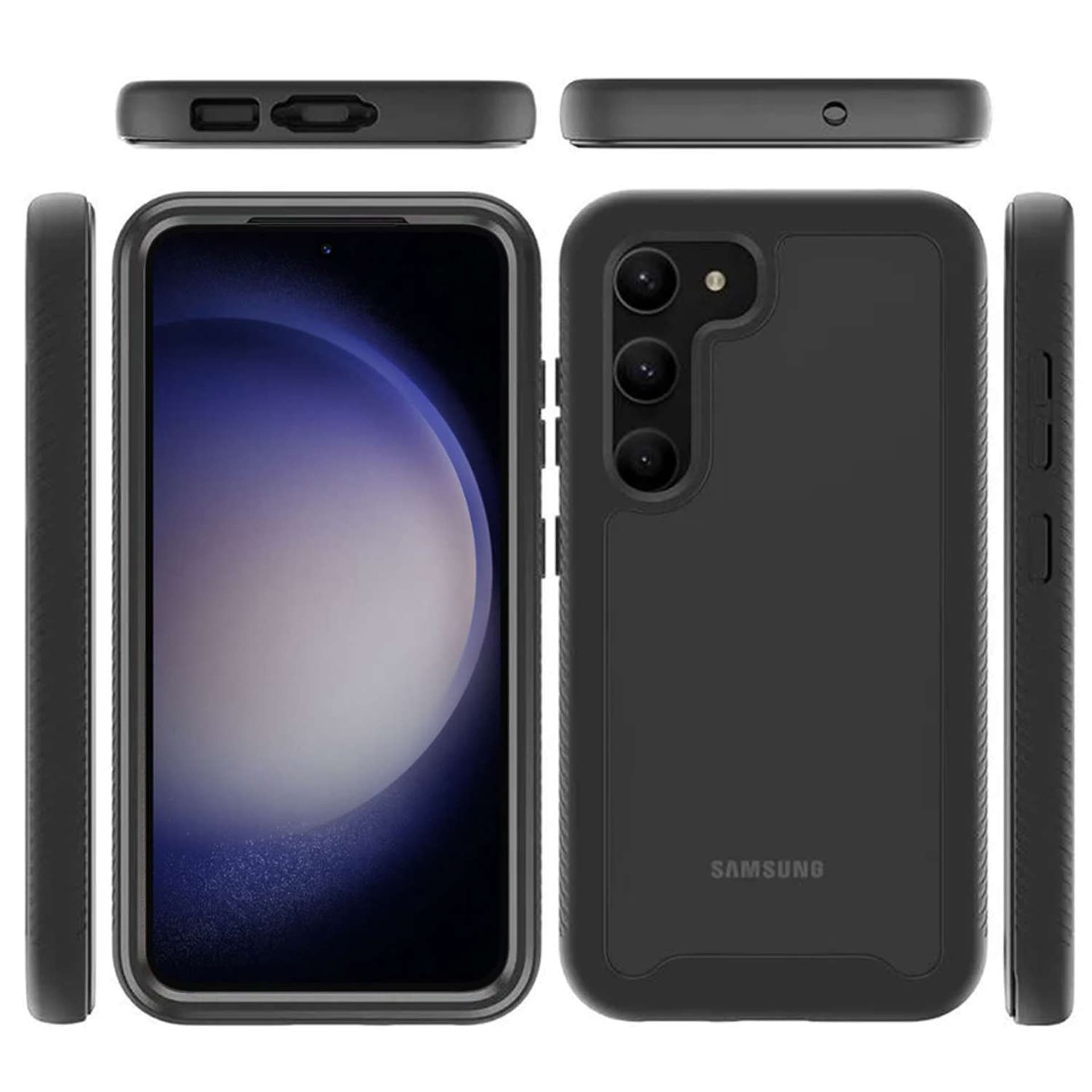 

Etui pancerne Alogy Defense360 Pro + Screen Protector do Samsung Galaxy S23 Black