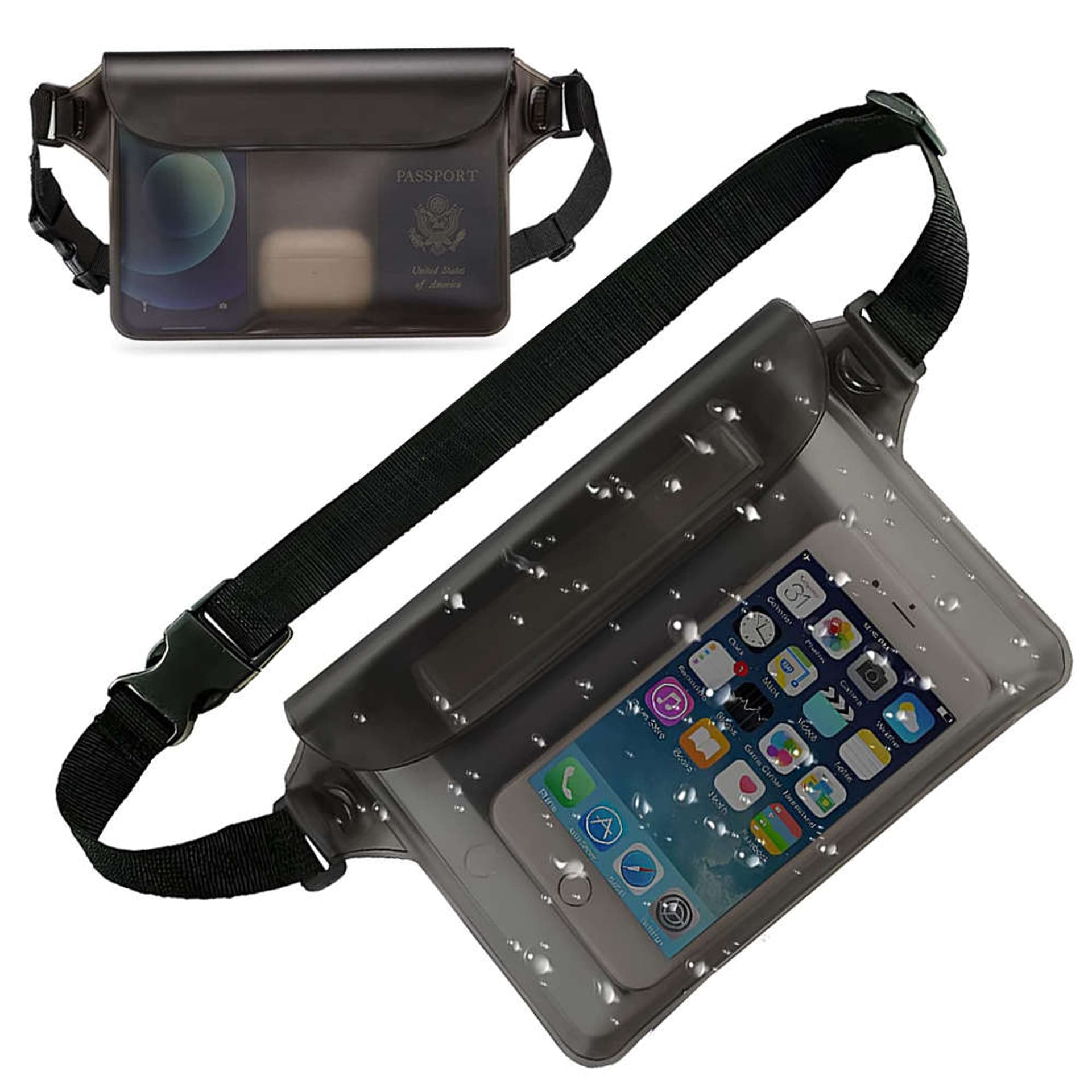 

Etui wodoszczelne Waterproof Pouch worek wodoodporny nerka saszetka na biodro IPX8 na plażę kajak