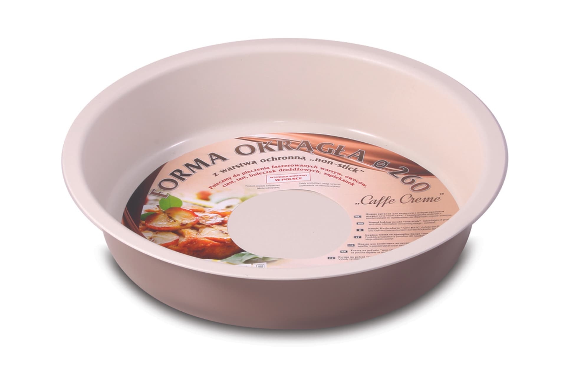 

Forma blacha okrągła do pieczenia tart, guiche 26cm brązowa
