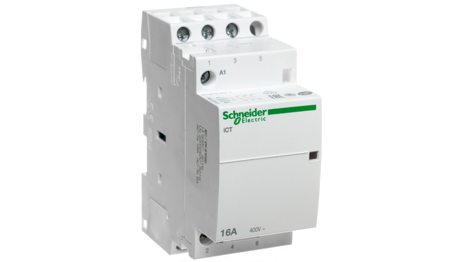 

Stycznik modułowy iCT - 3-biegunowy - 3 NO - 16A - 220..240 V AC A9C22813
