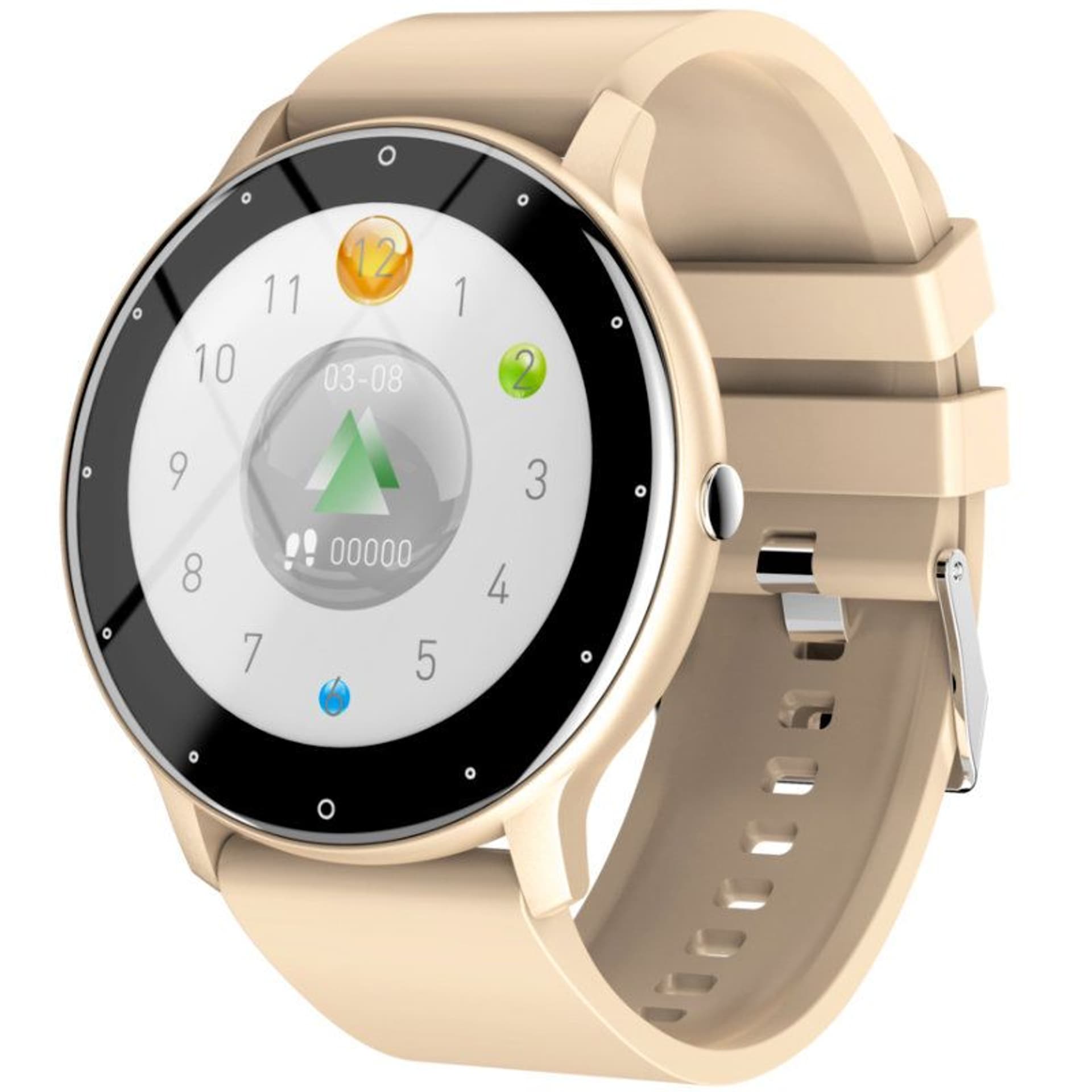 

SMARTWATCH DAMSKI Rubicon RNCF01 - WŁASNE TARCZE, PULSOMETR (sr047b)