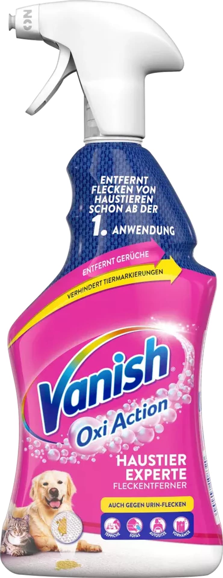 

Vanish Haustier-Experte Plamy po Zwierzętach 750 ml DE