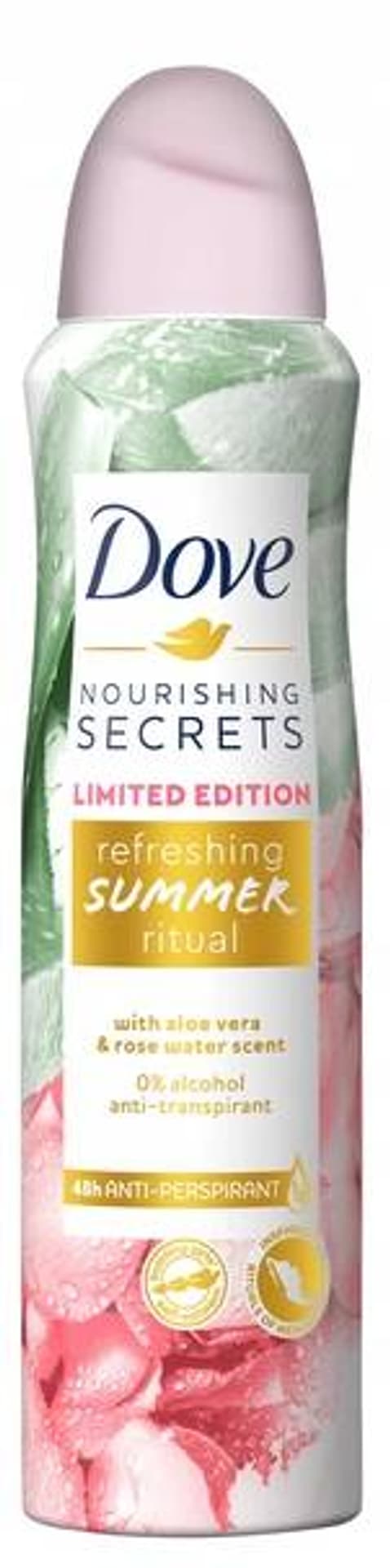 

Dove Summer Ritual Rosenwasser& Aloe Vera Anti-perspirant Spray 150 ml