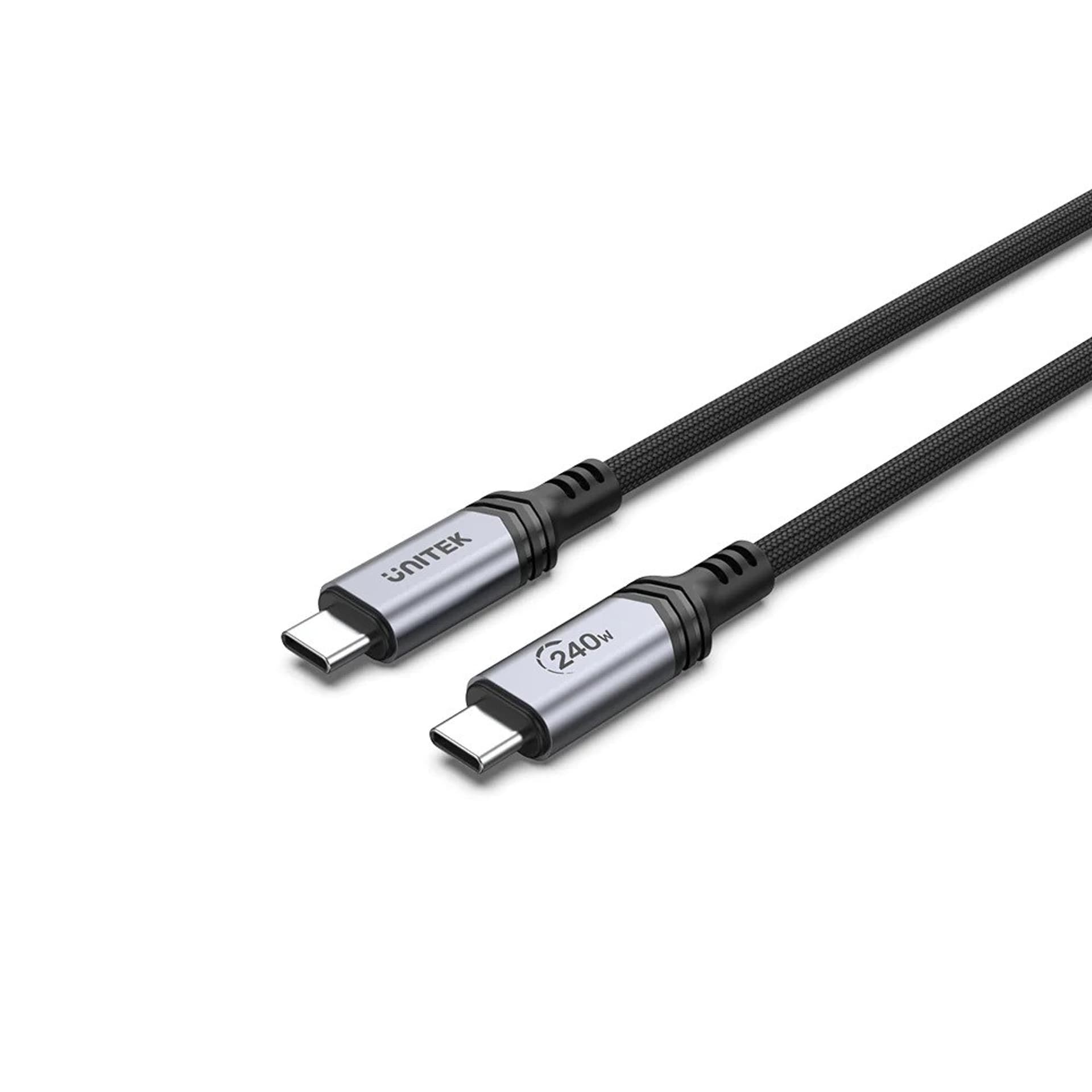 

UNITEK KABEL USB-C 3.1 DO ŁADOWANIA, PD 240W, 2M