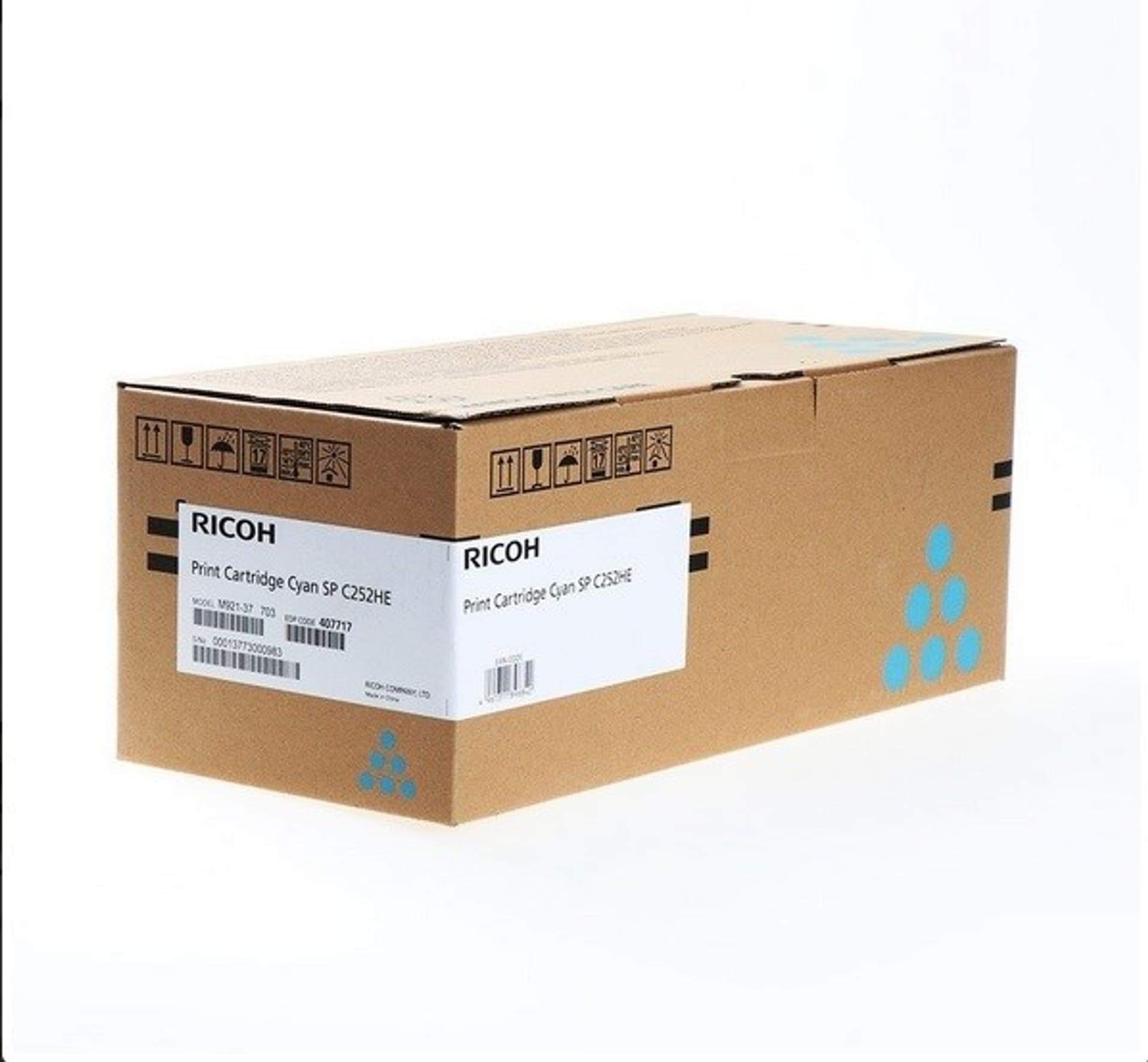 

Ricoh oryginalny toner 407717, 407654, cyan, 6000s, Ricoh Aficio SPC 252DN,SPC252SF, O