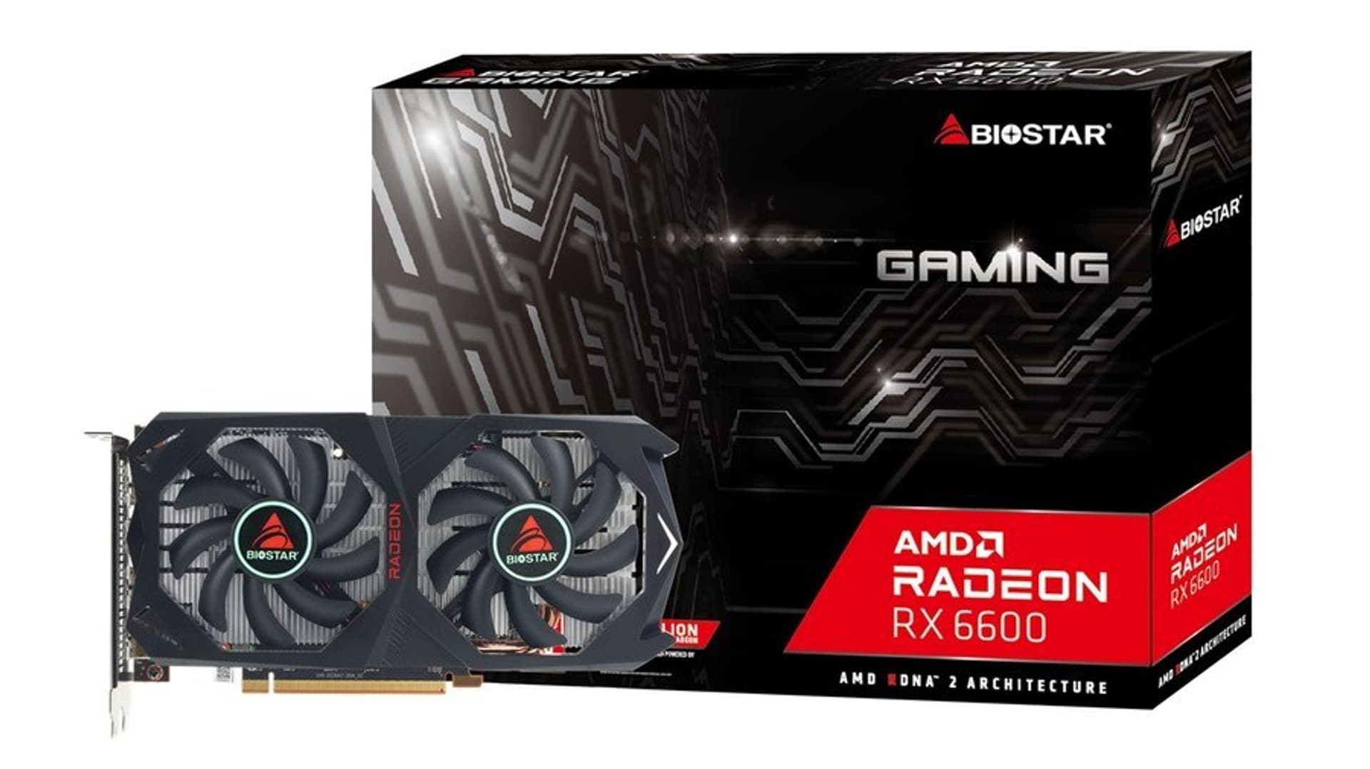 

Karta graficzna BIOSTAR Radeon RX 6600 8GB GDDR6 (VA6606RM81)