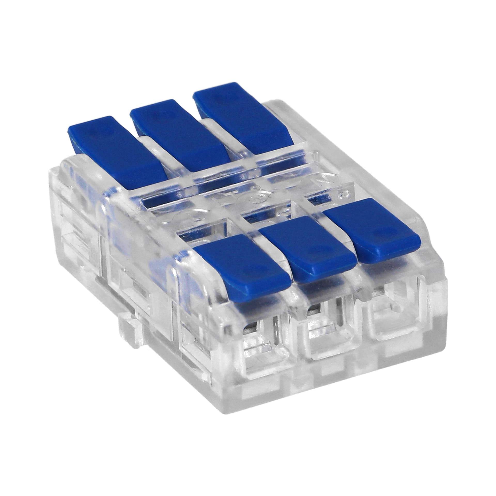 

Złączka instalacyjna zaciskowa 3-przewodowa, dwustronna; na dowolny przewód 0,75-4mm; IEC 250V/32A; 50 szt.
