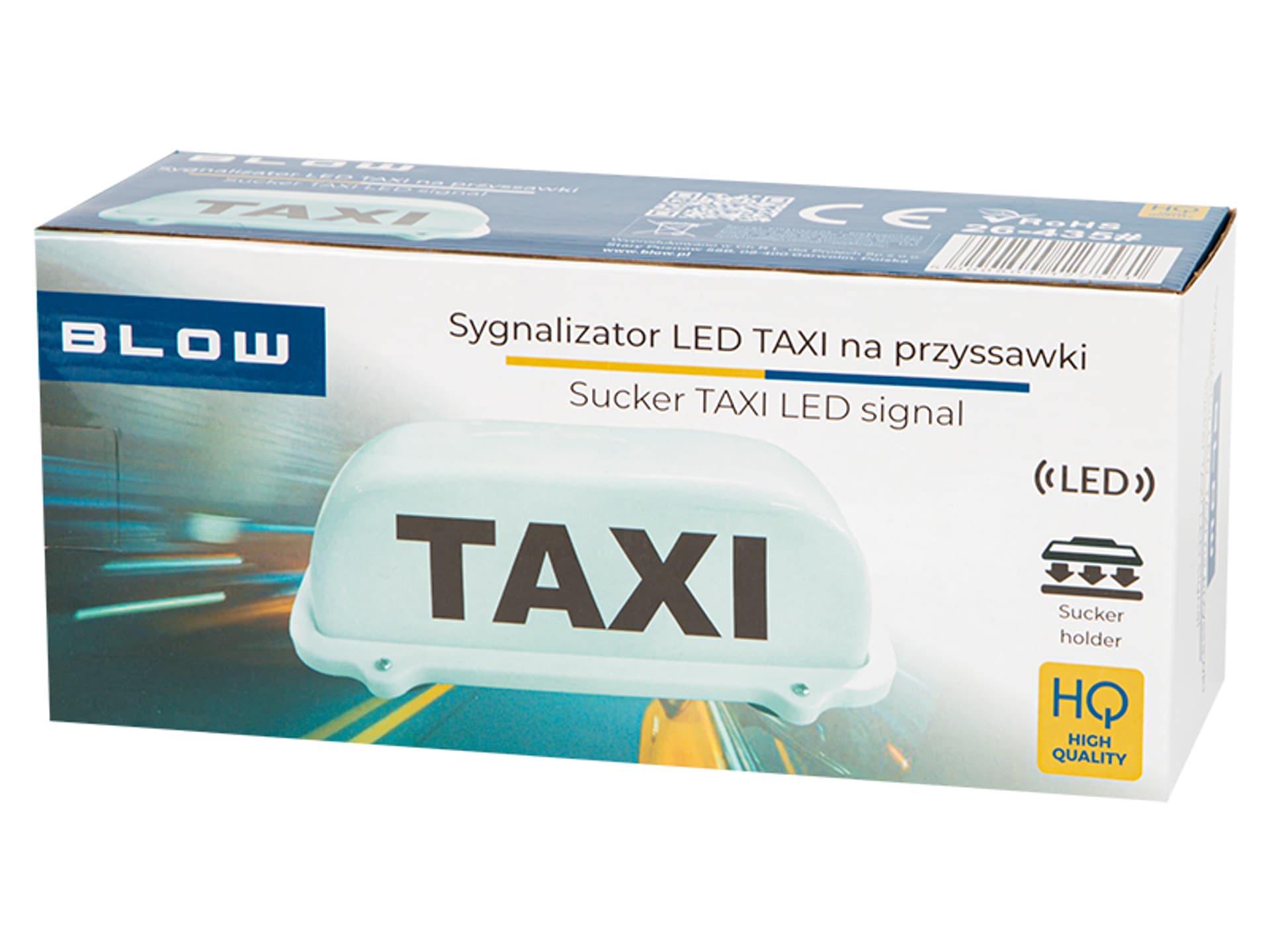 

26-435# Sygnalizator lampa taxi na przyssawkę