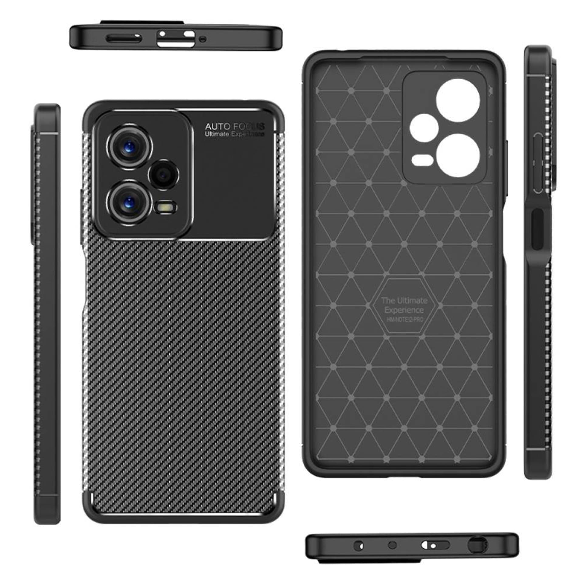 

Etui XIAOMI REDMI NOTE 12 PRO 5G Pancerne Shockproof Nexeri Carbon Fiber czarne