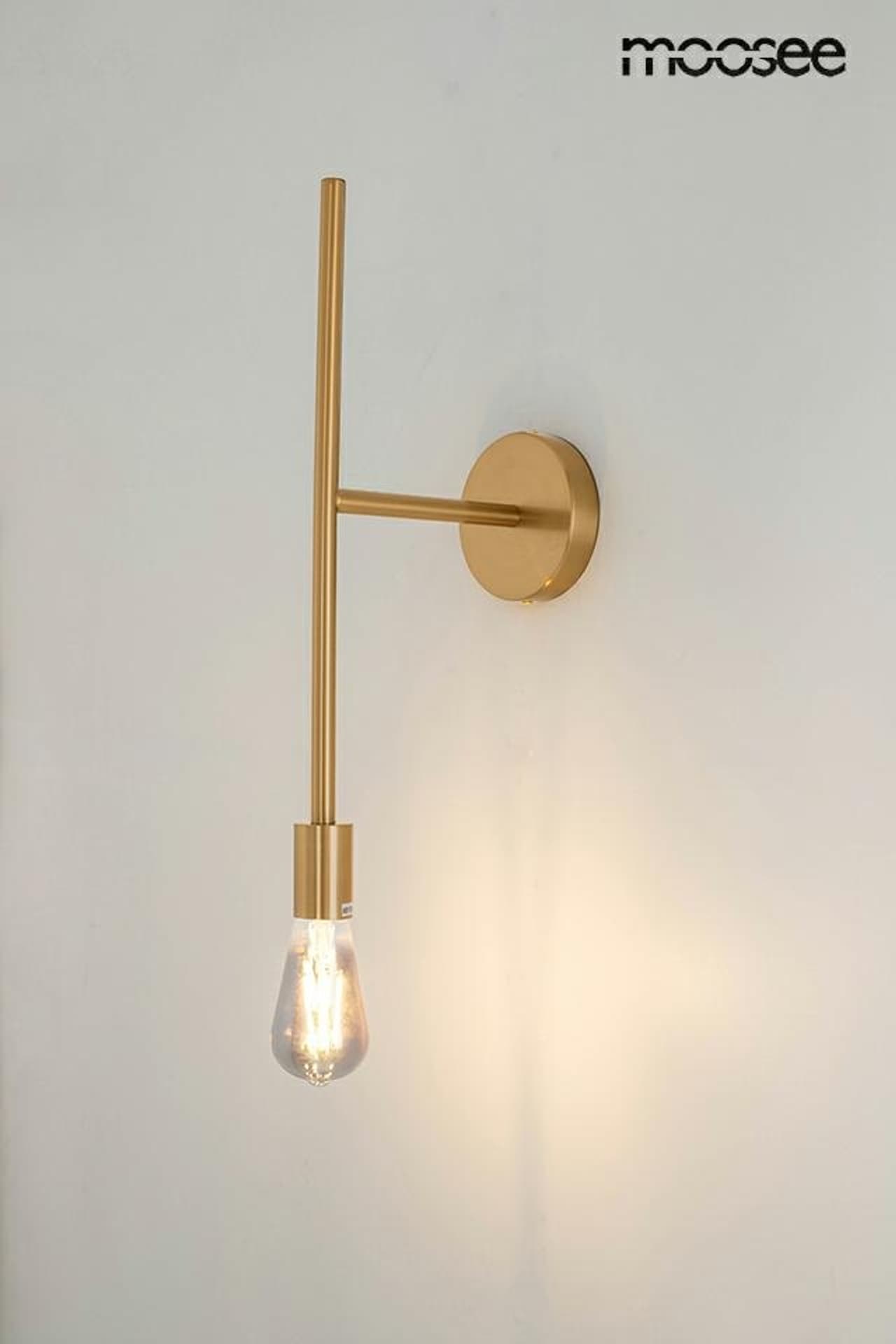 

MOOSEE lampa ścienna RIVA złota