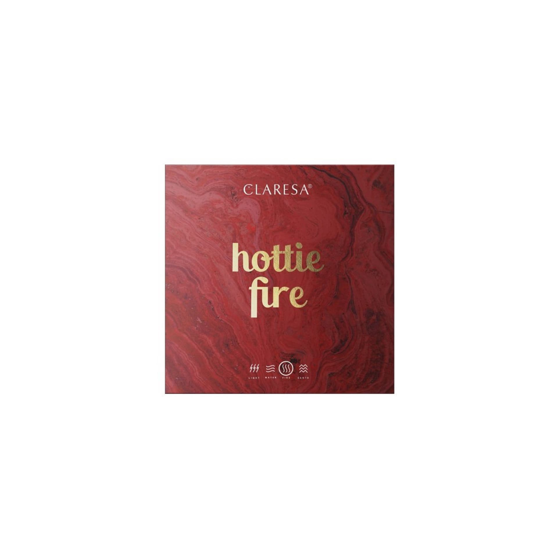 

CLARESA Paleta Cieni do powiek (9) HOTTIE FIRE 12g, 9) hottie fire 12