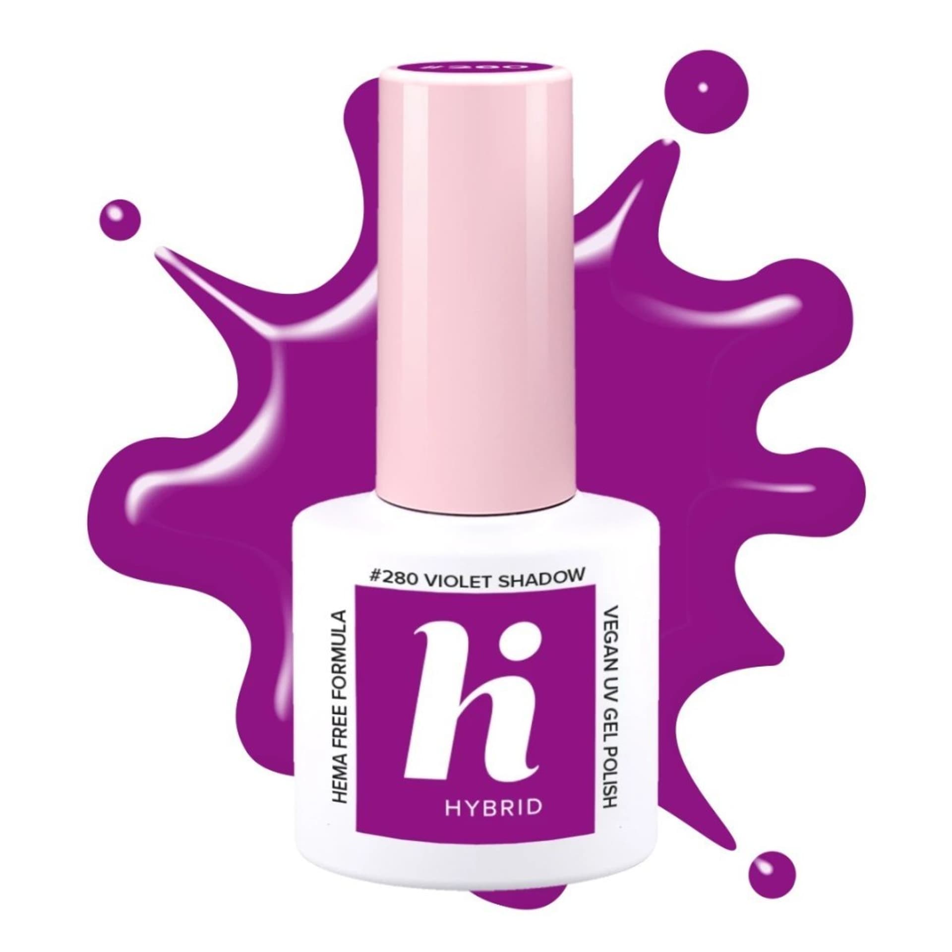 

Hi Hybrid HEMA Free Lakier hybrydowy Neon #280 Violet Shadow 5ml
