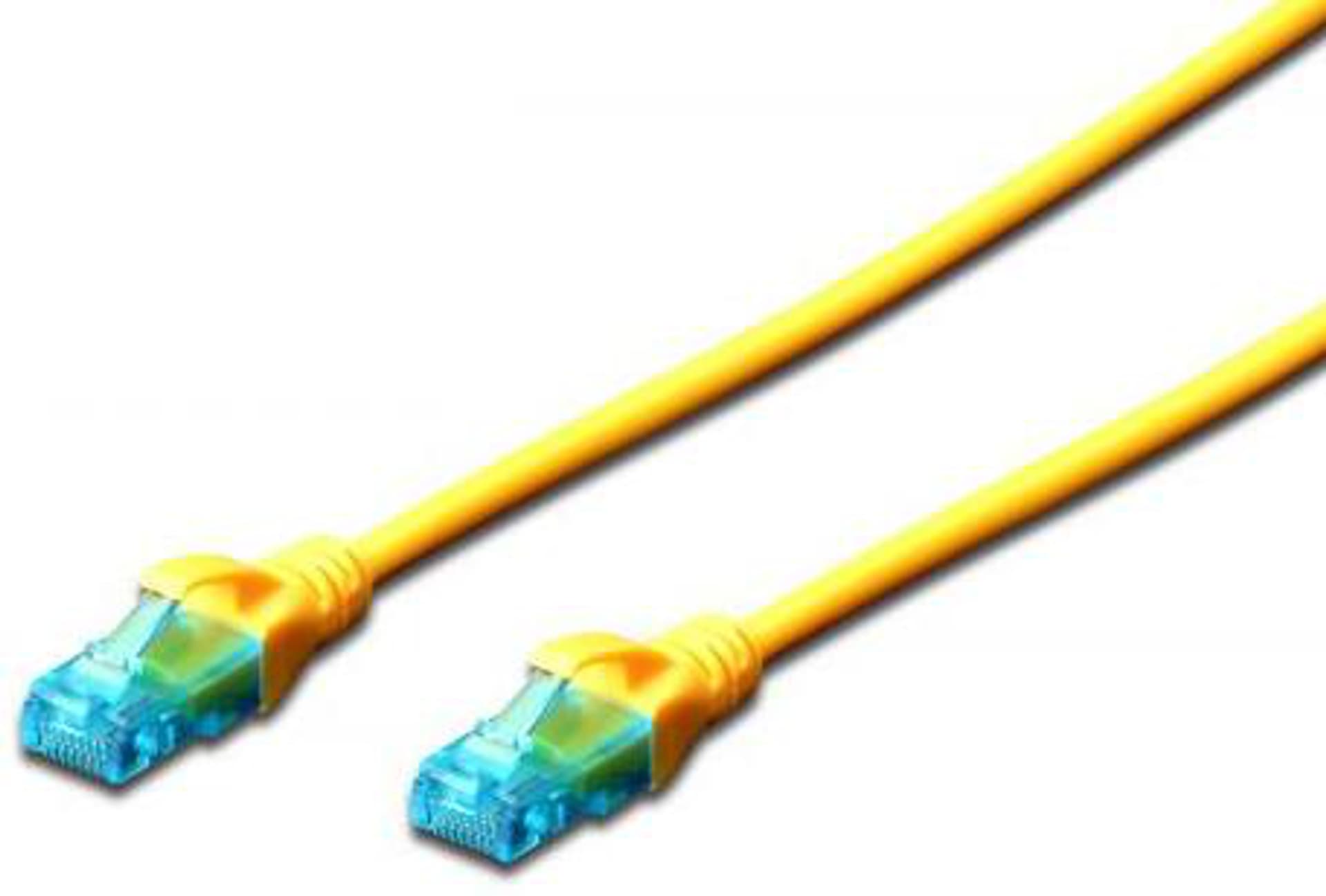 

DIGITUS Cat5e U/UTP 0.5 m Żółty 0.5 Patchcord
