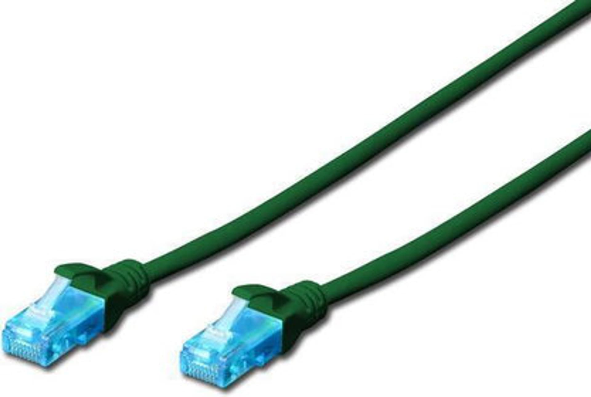 

Kabel krosowy (Patch Cord) U/UTP kat.6 zielony 1m DK-1612-010/G