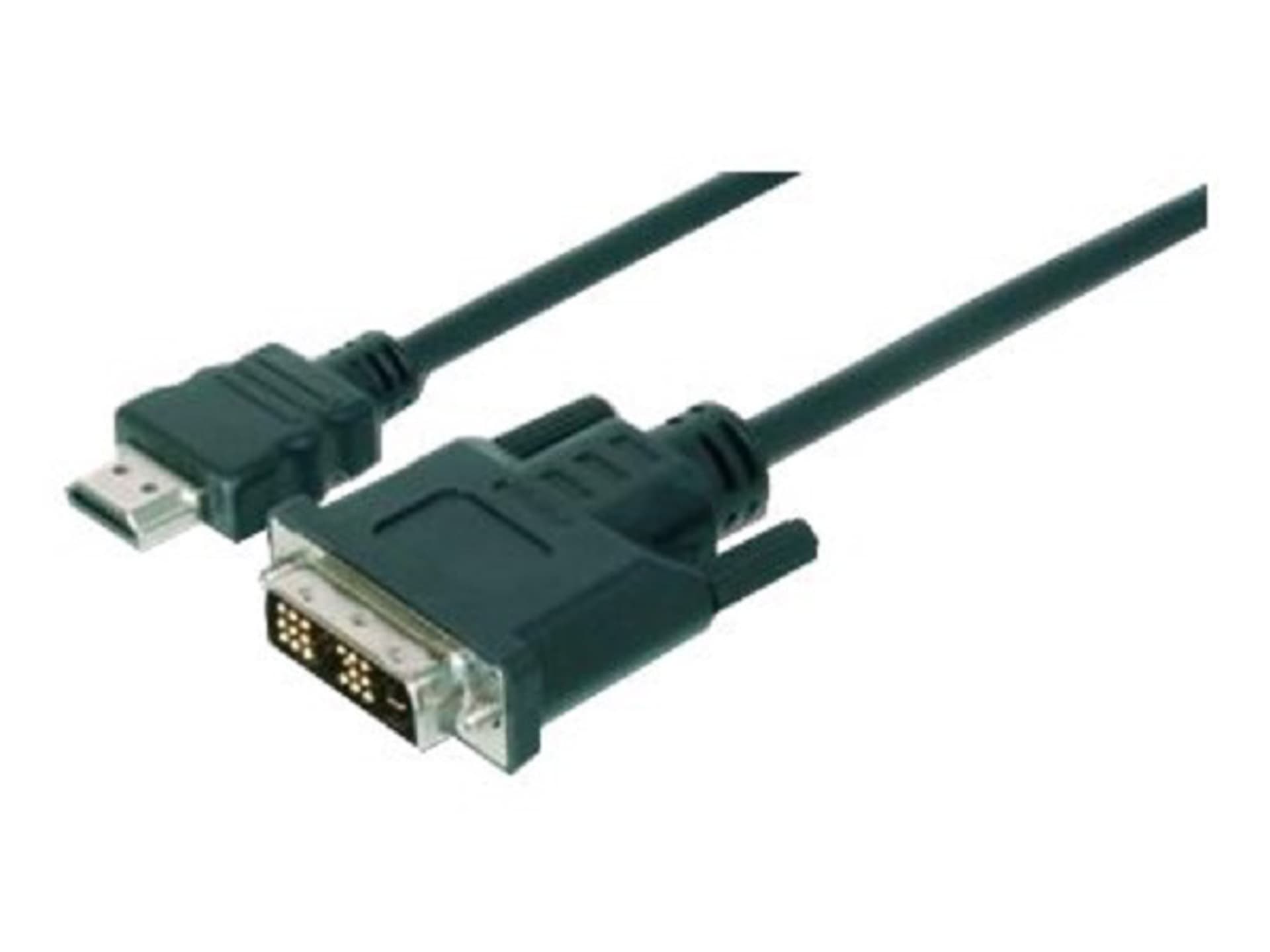 

Kabel adapter HDMI Highspeed 1.3 Typ HDMI A/DVI-D(18+1), M/M czarny 10m AK-330300-100-S