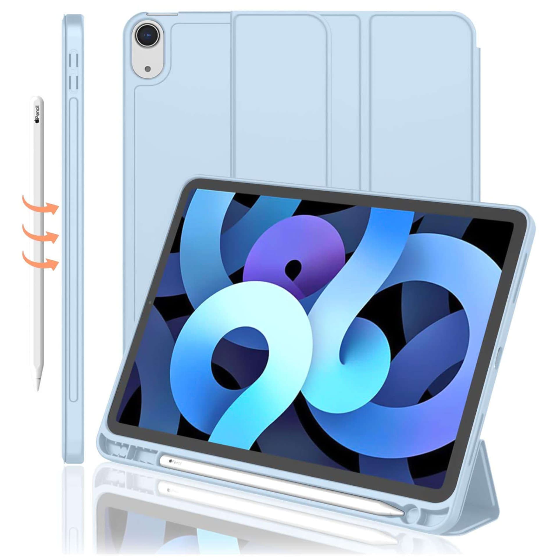 

Etui ochronne Alogy Book Cover Pencil Case obudowa z miejscem na rysik do Apple iPad 10gen 10.9 2022 Niebieskie