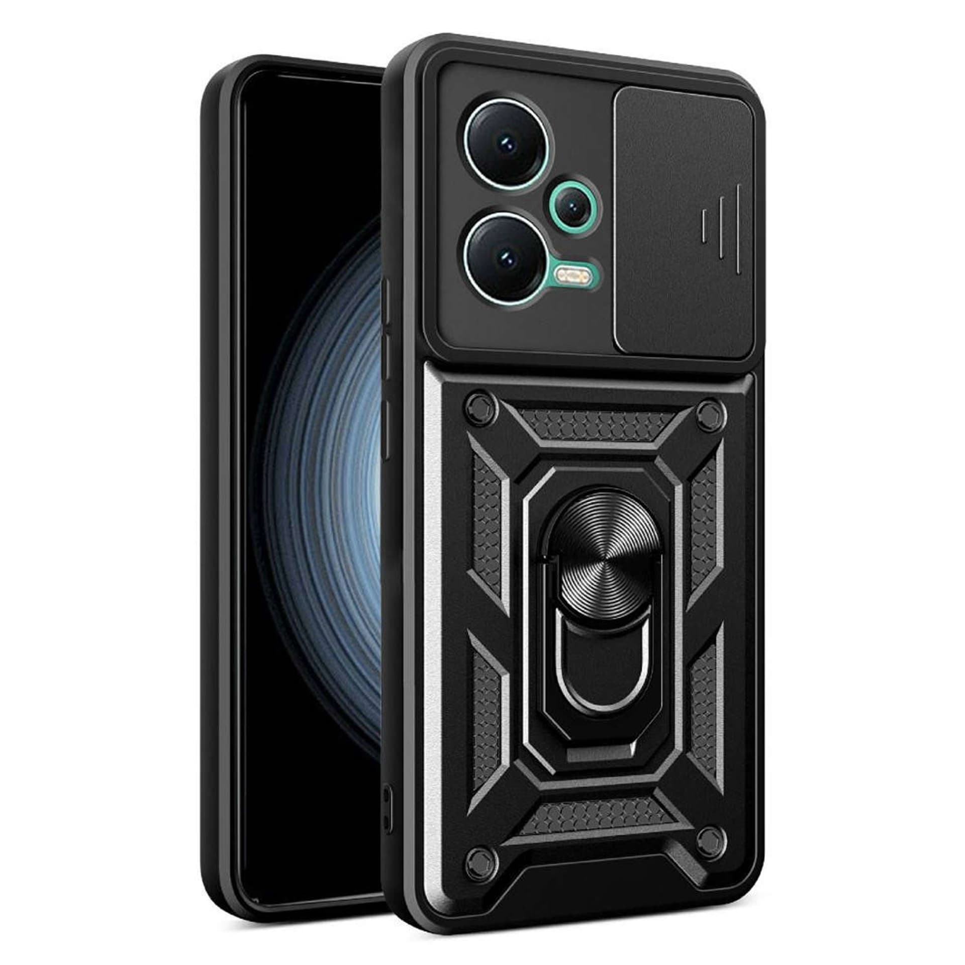 

Etui ochronne Alogy Camshield Stand Ring z osłonką na aparat do Xiaomi Redmi Note 12/ Poco X5 5G