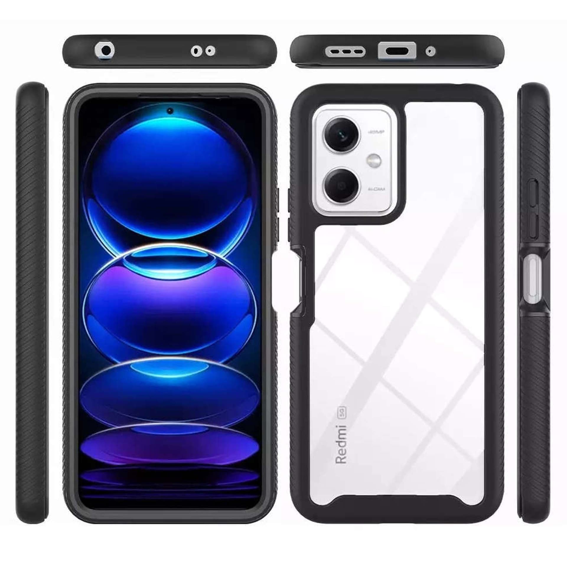 

Etui pancerne Alogy Defense360 Pro + Screen Protector do Xiaomi Redmi Note 12 5G / Poco X5 Black