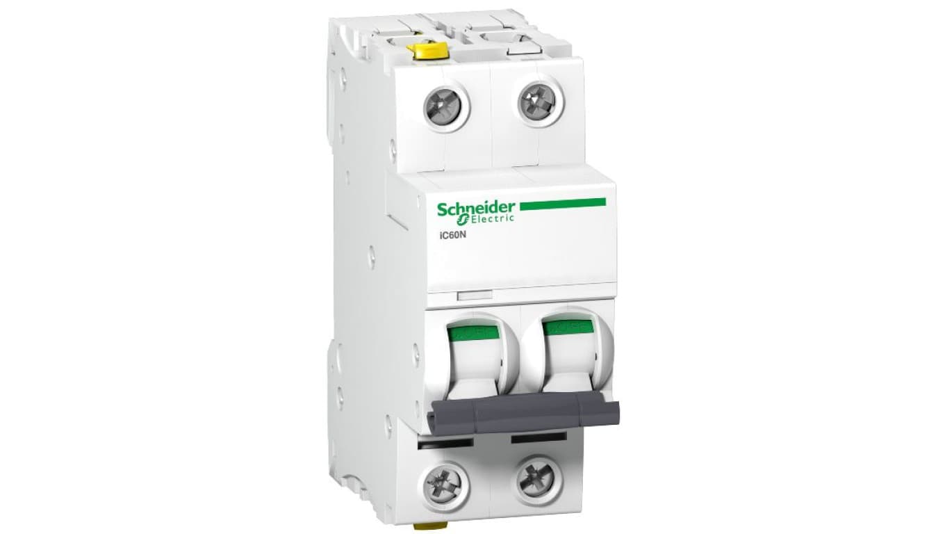 

Wyłącznik nadprądowy 2P B 63A 6kA AC iC60N-B63-2 A9F03263
